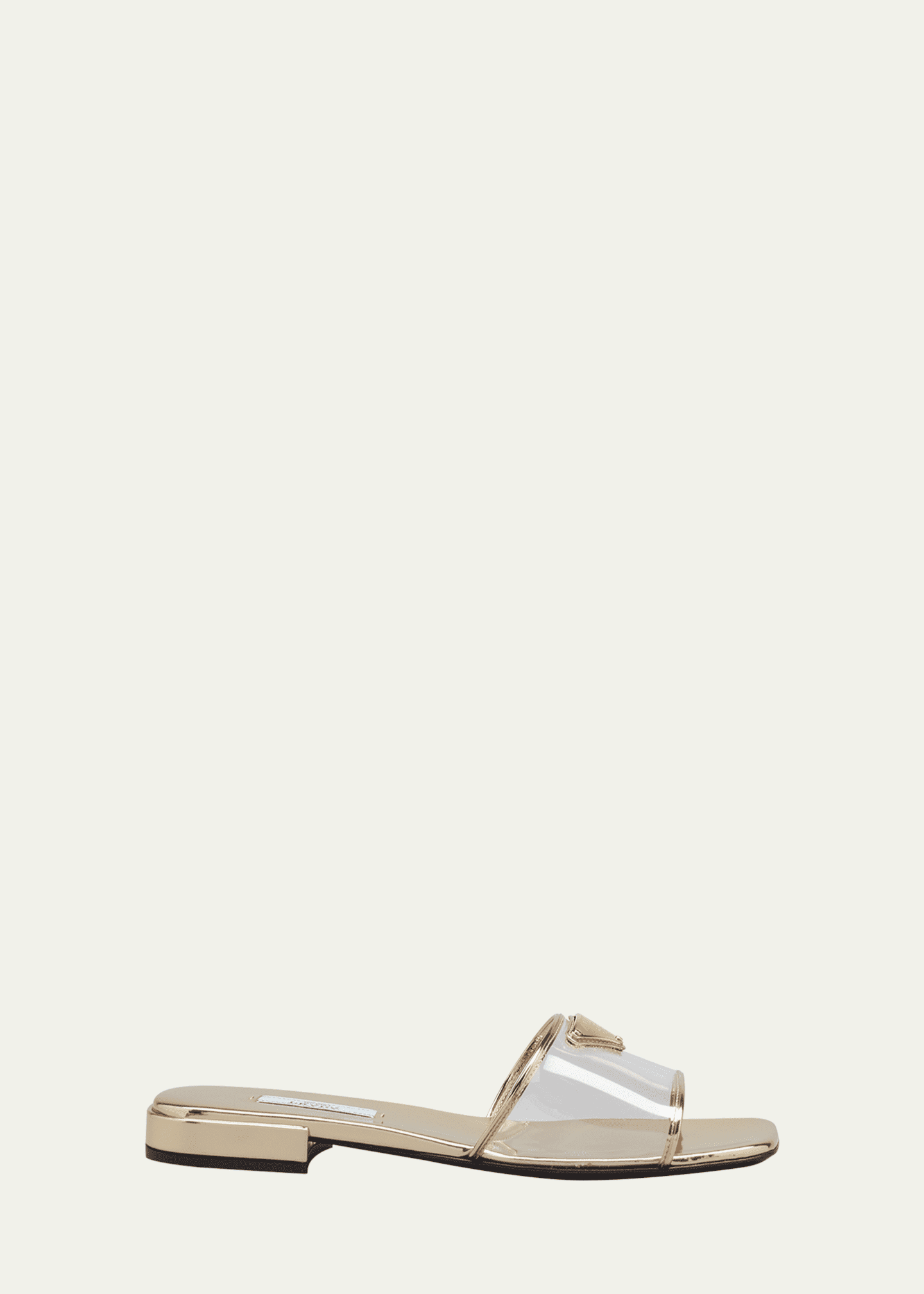 Perspex sandals flat store