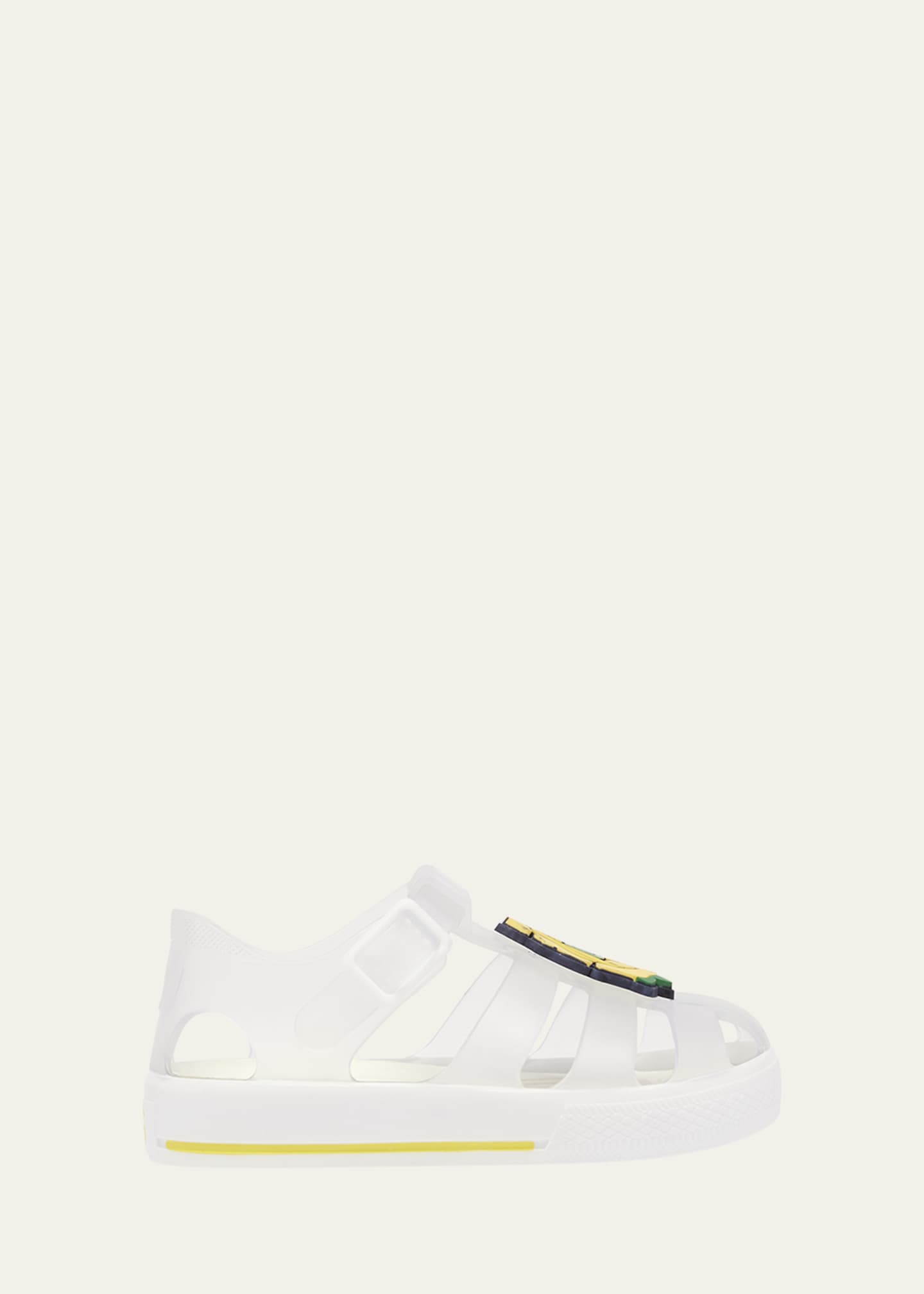 Dolce Gabbana Girl s DG Logo Jelly Sandals Baby Toddler Kids