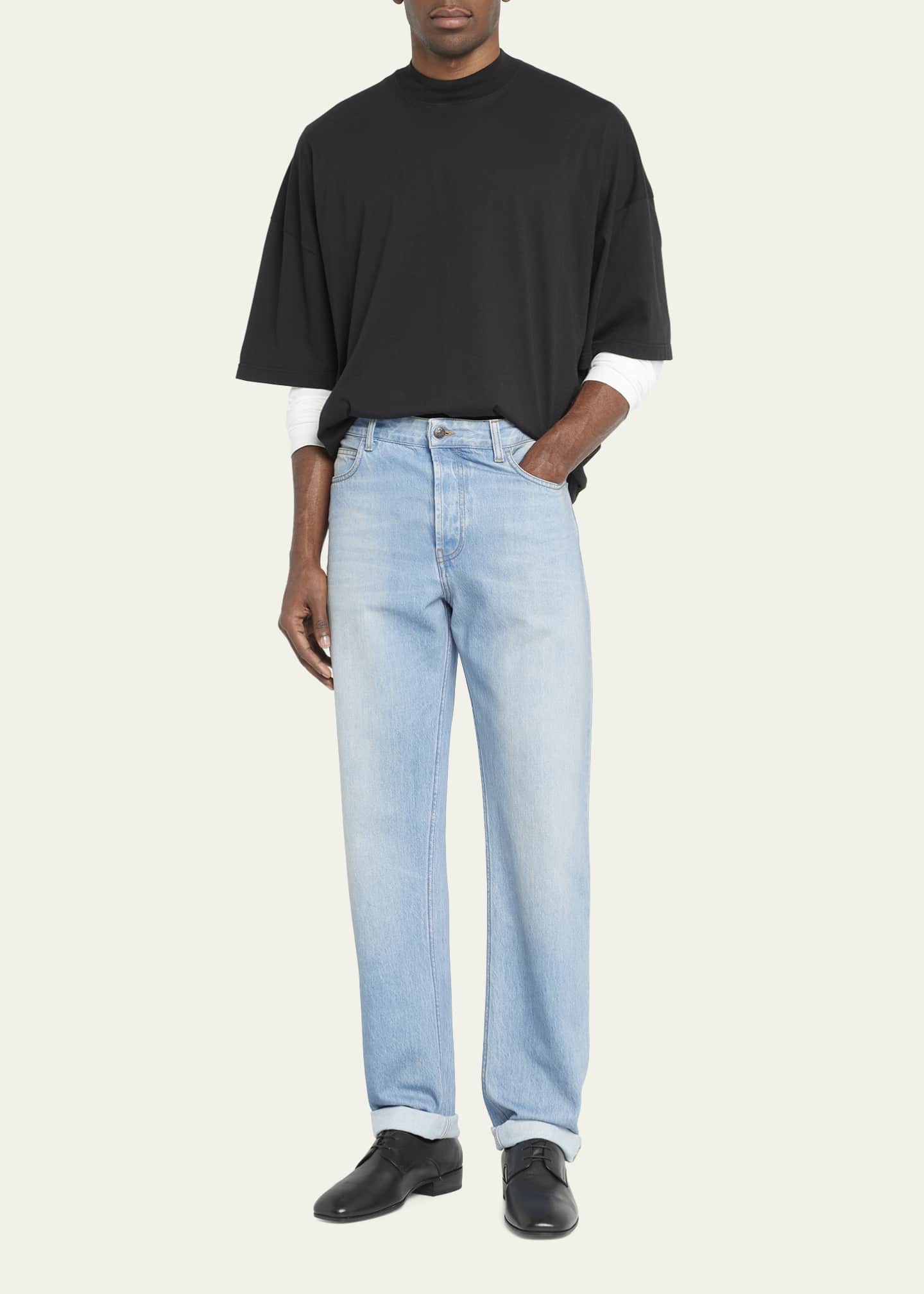 THE ROW Men's Carlisle Straight-Leg Jeans - Bergdorf Goodman