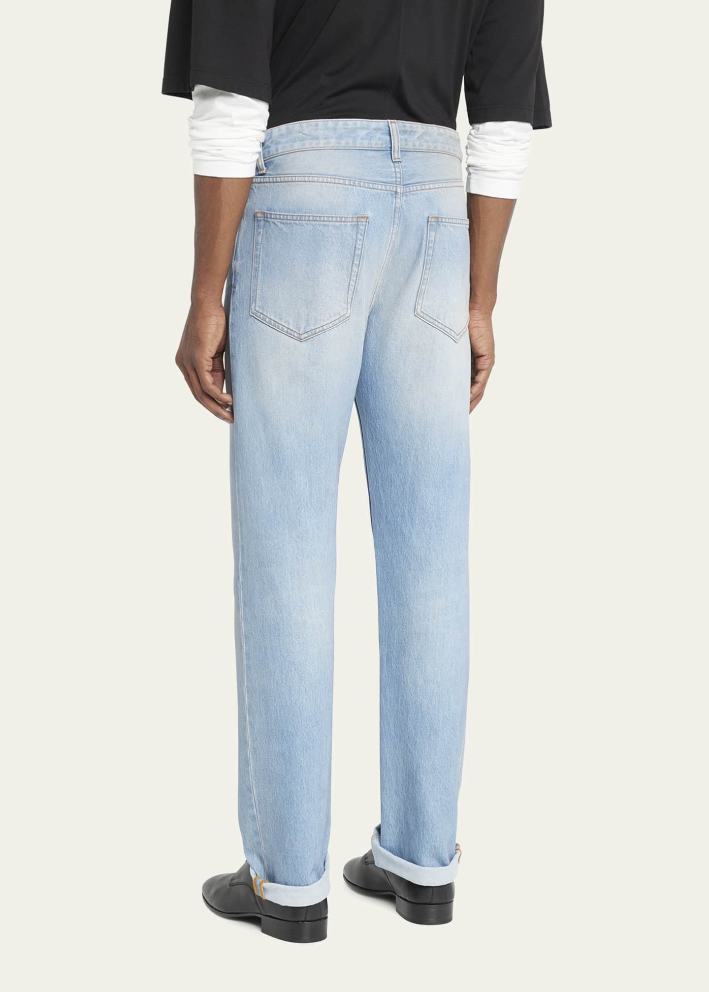 THE ROW Men's Carlisle Straight-Leg Jeans - Bergdorf Goodman