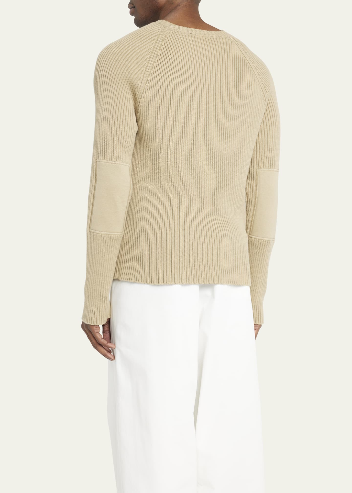 THE ROW Men's Tomas Ribbed VNeck Sweater Bergdorf Goodman