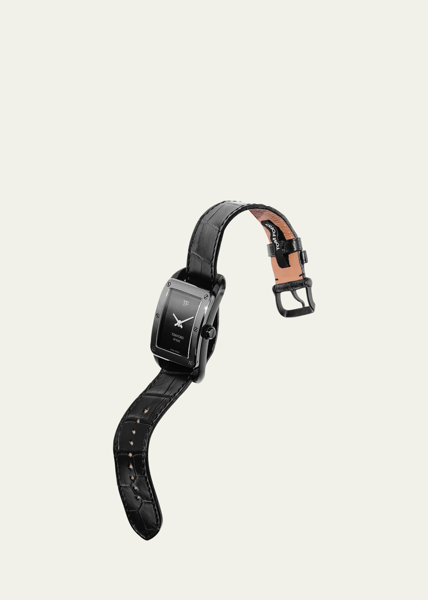 TOM FORD TIMEPIECES Men s 003 Alligator Strap Watch Bergdorf Goodman