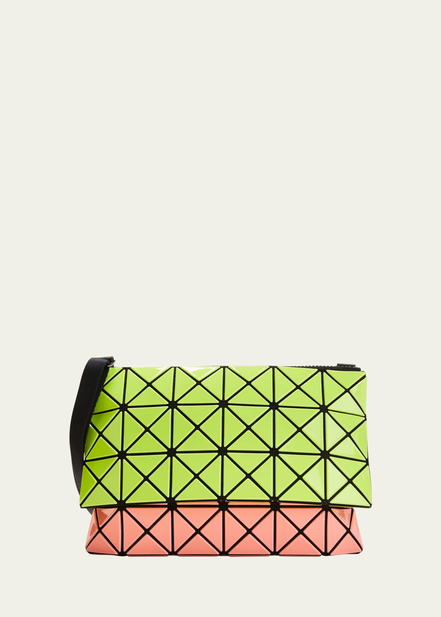 BAO BAO ISSEY MIYAKE Prism Kangaroo Geometric Zip Shoulder Bag