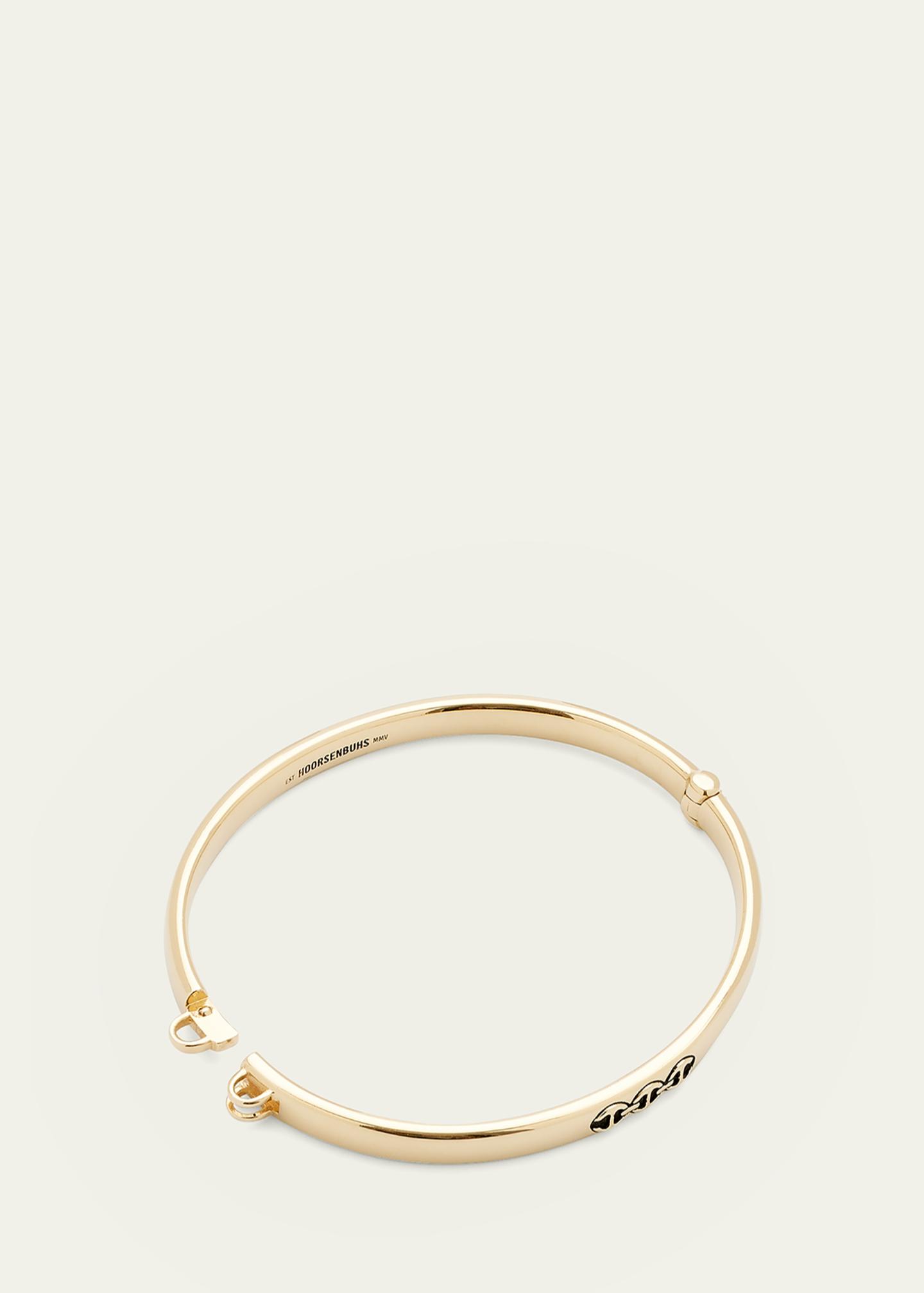 アクセサリー HOORSENBUHS TRI-LINK BRACELET Hoorsenbuhs 18K Yellow