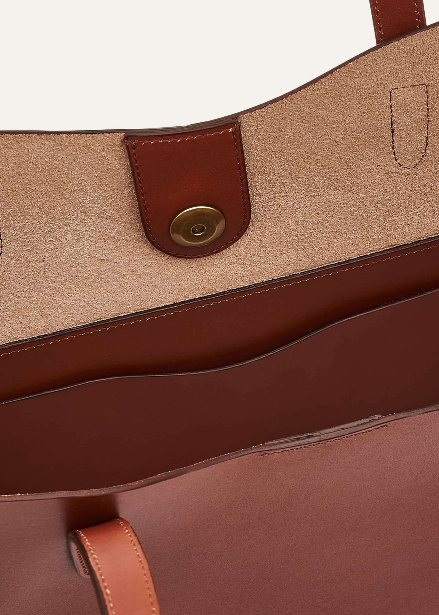 Il Bisonte Roseto Vacchetta Leather Tote Bag Image 4 of 4