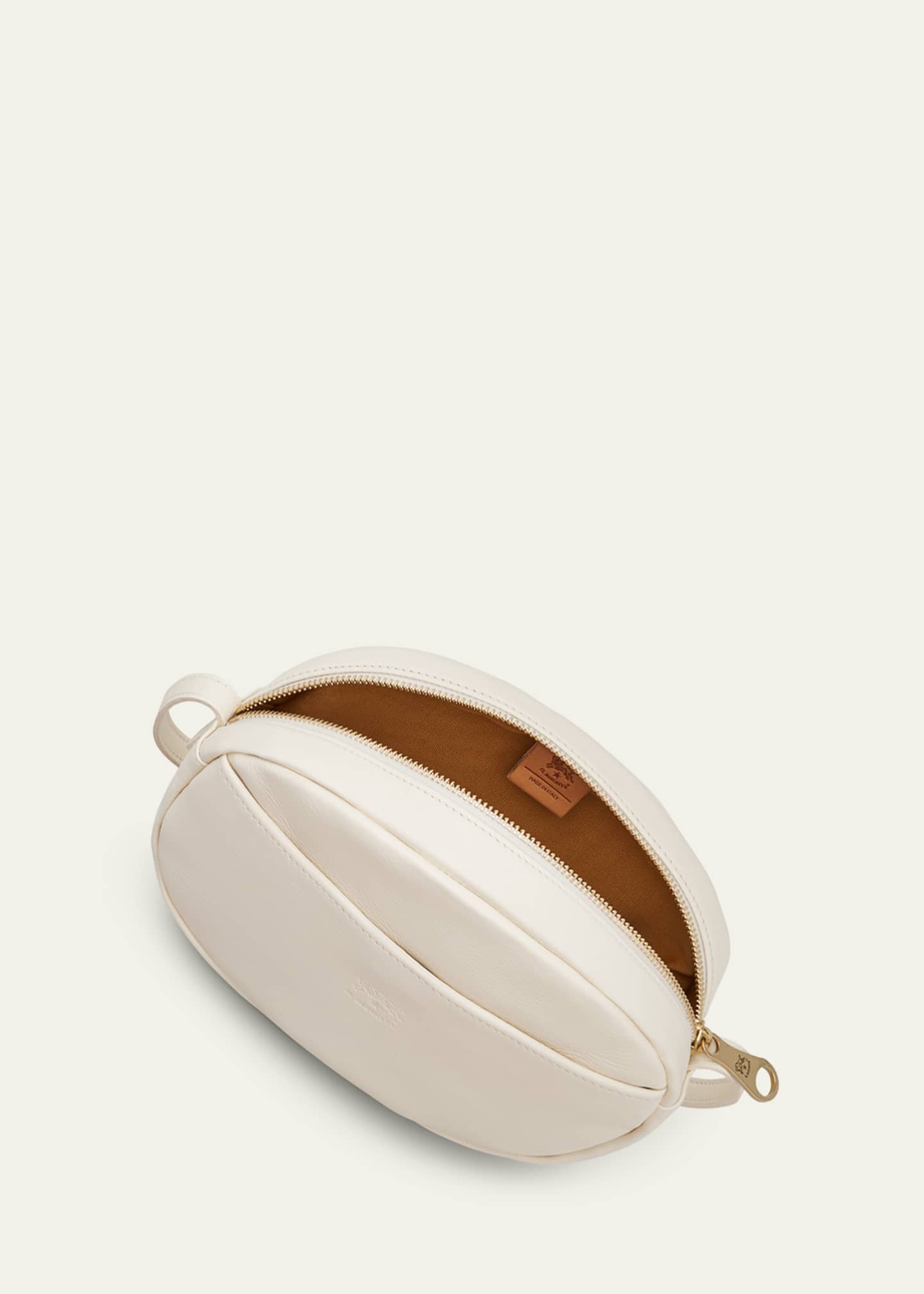 Il Bisonte Rubino Round Vacchetta Leather Crossbody Bag Image 4 of 5
