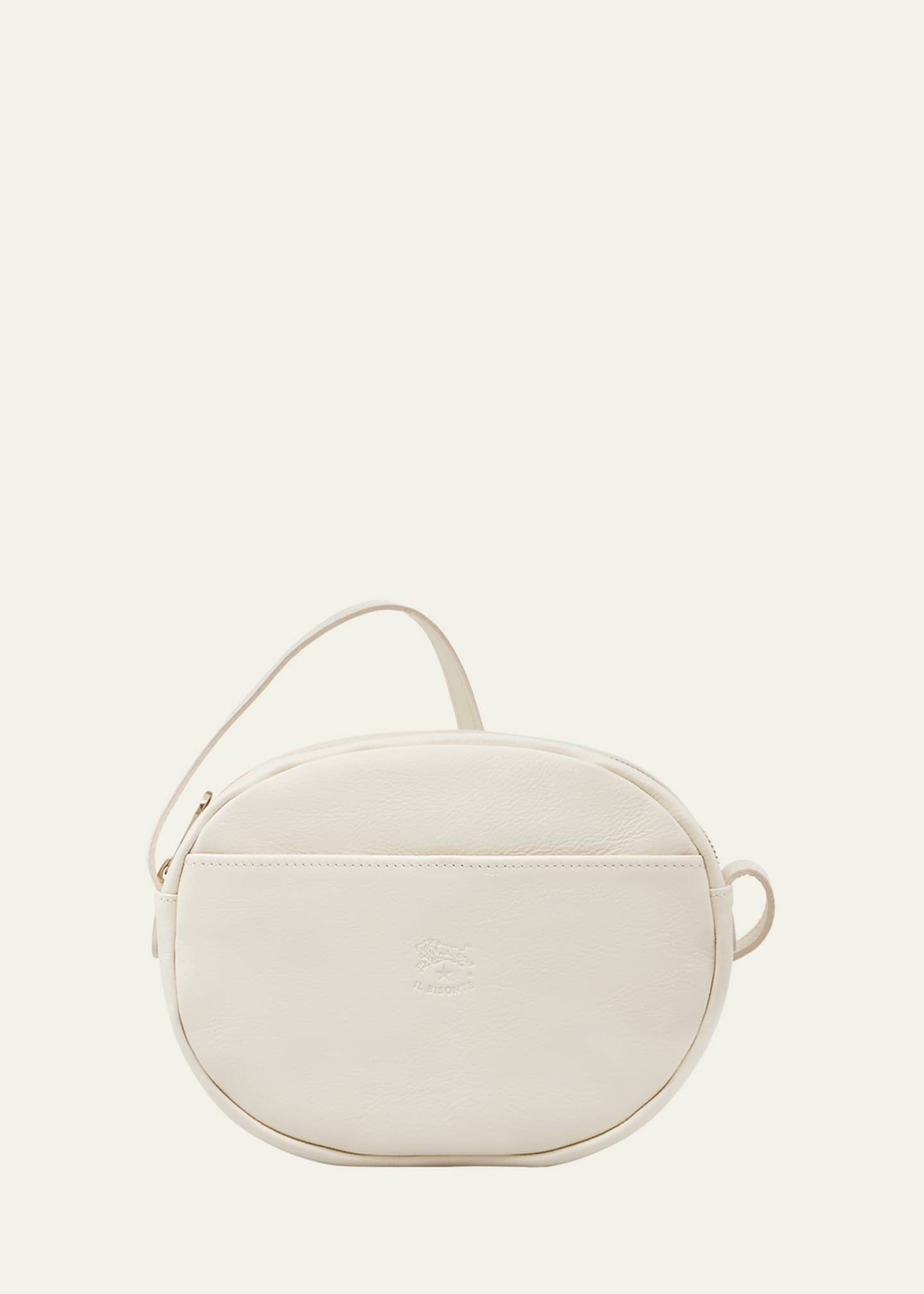 Il Bisonte Rubino Round Vacchetta Leather Crossbody Bag Image 1 of 5