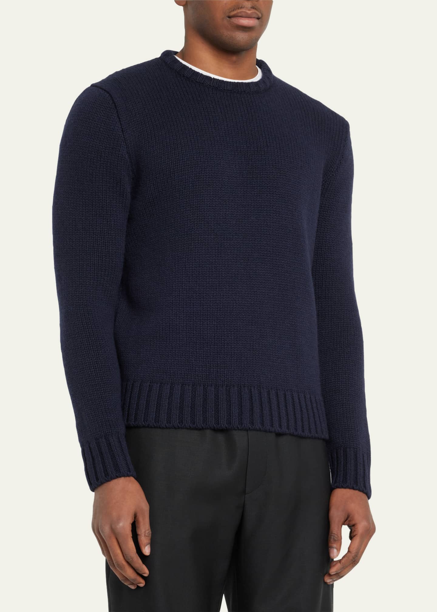 THE ROW Men's Benji Heavy Cashmere Sweater - Bergdorf Goodman