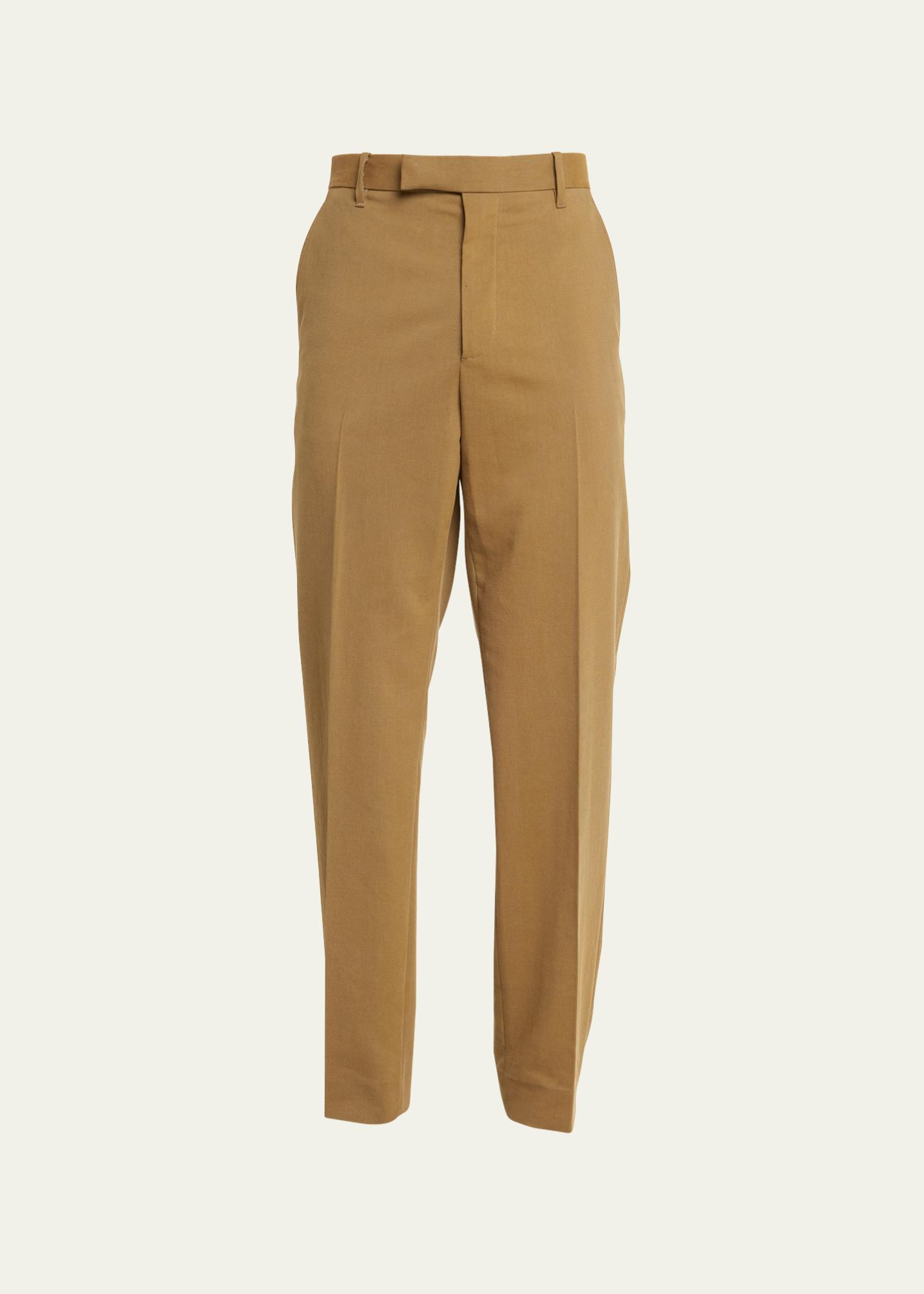 THE ROW Men's Elijah Khaki Pants - Bergdorf Goodman