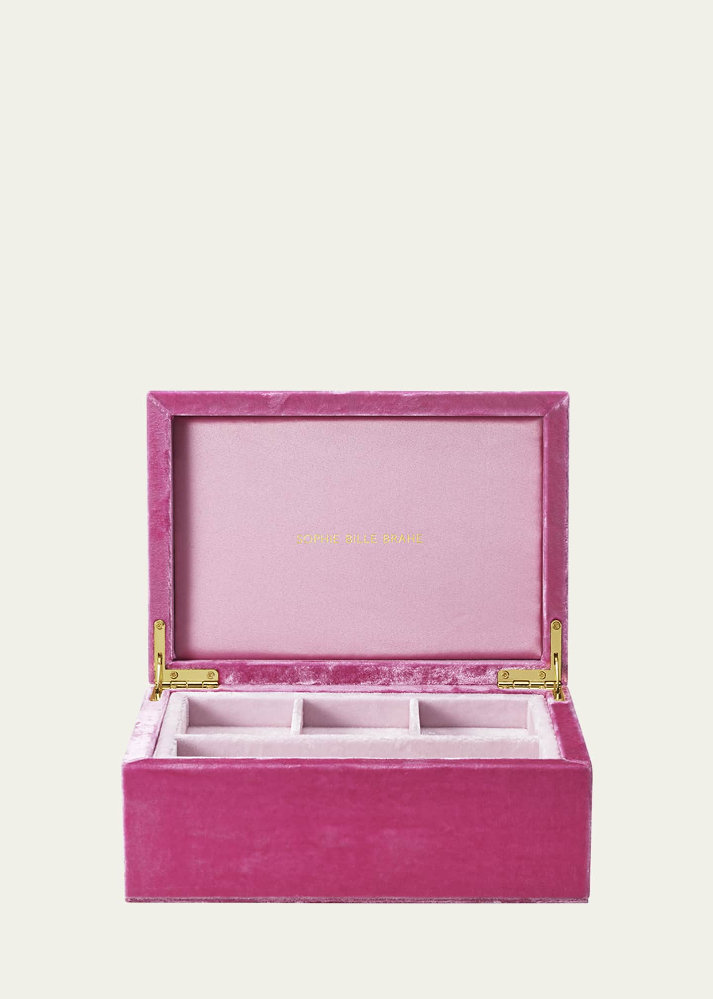 Sophie Bille Brahe Tresor Bright Pink Grande Large Jewelry Box in ...