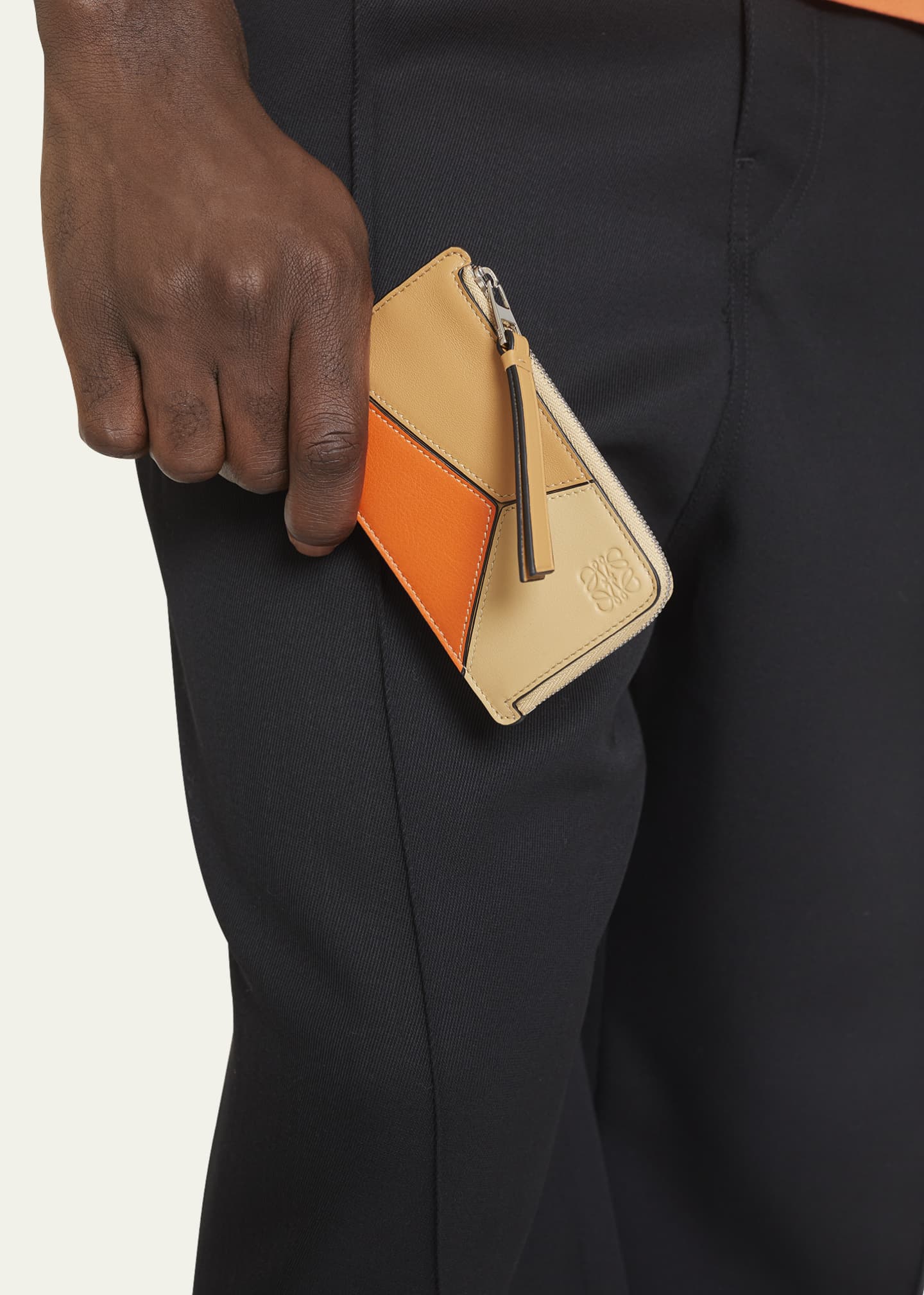 Loewe Men's Puzzle Coin Cardholder