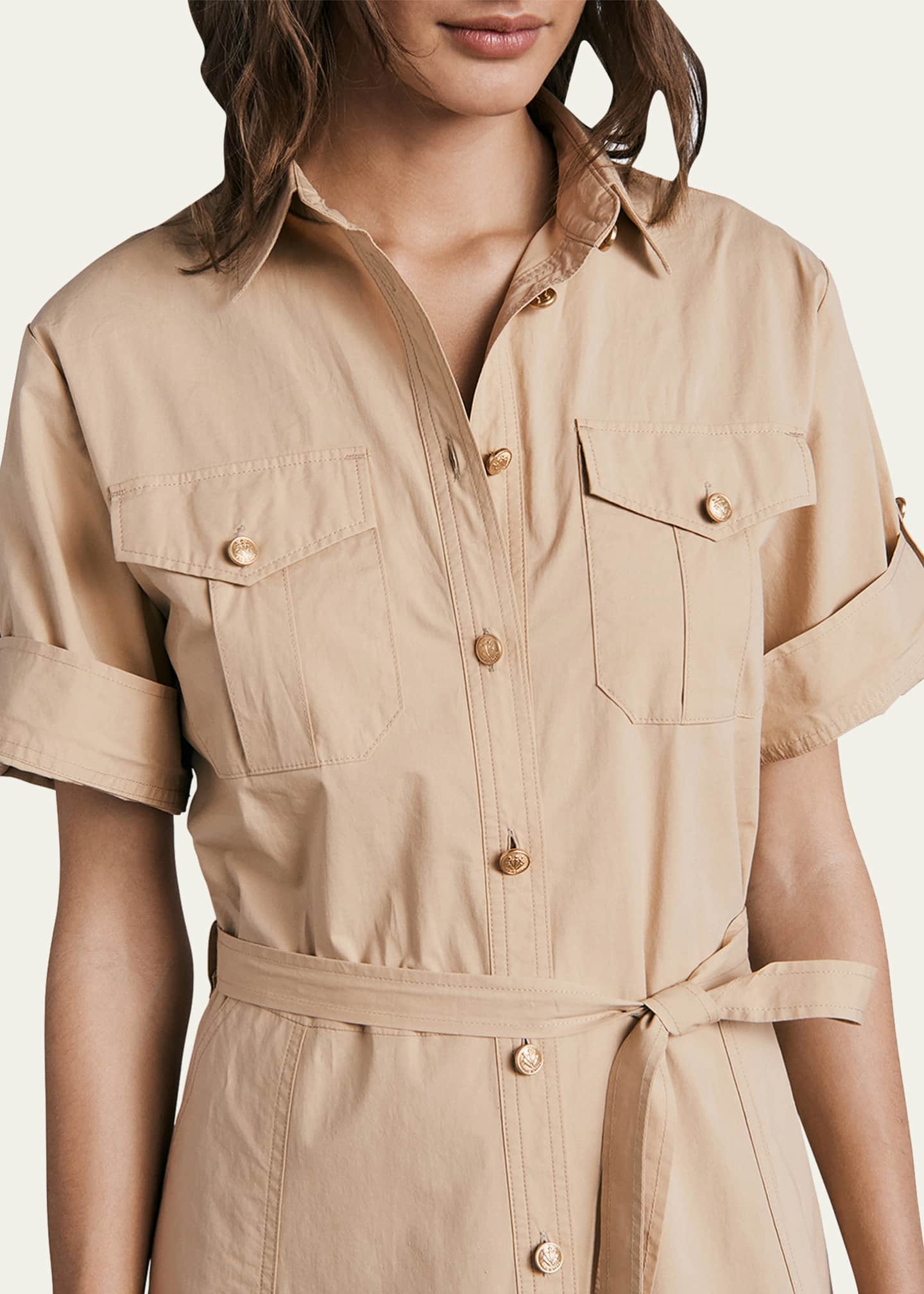 Short sleeve utility dress sale