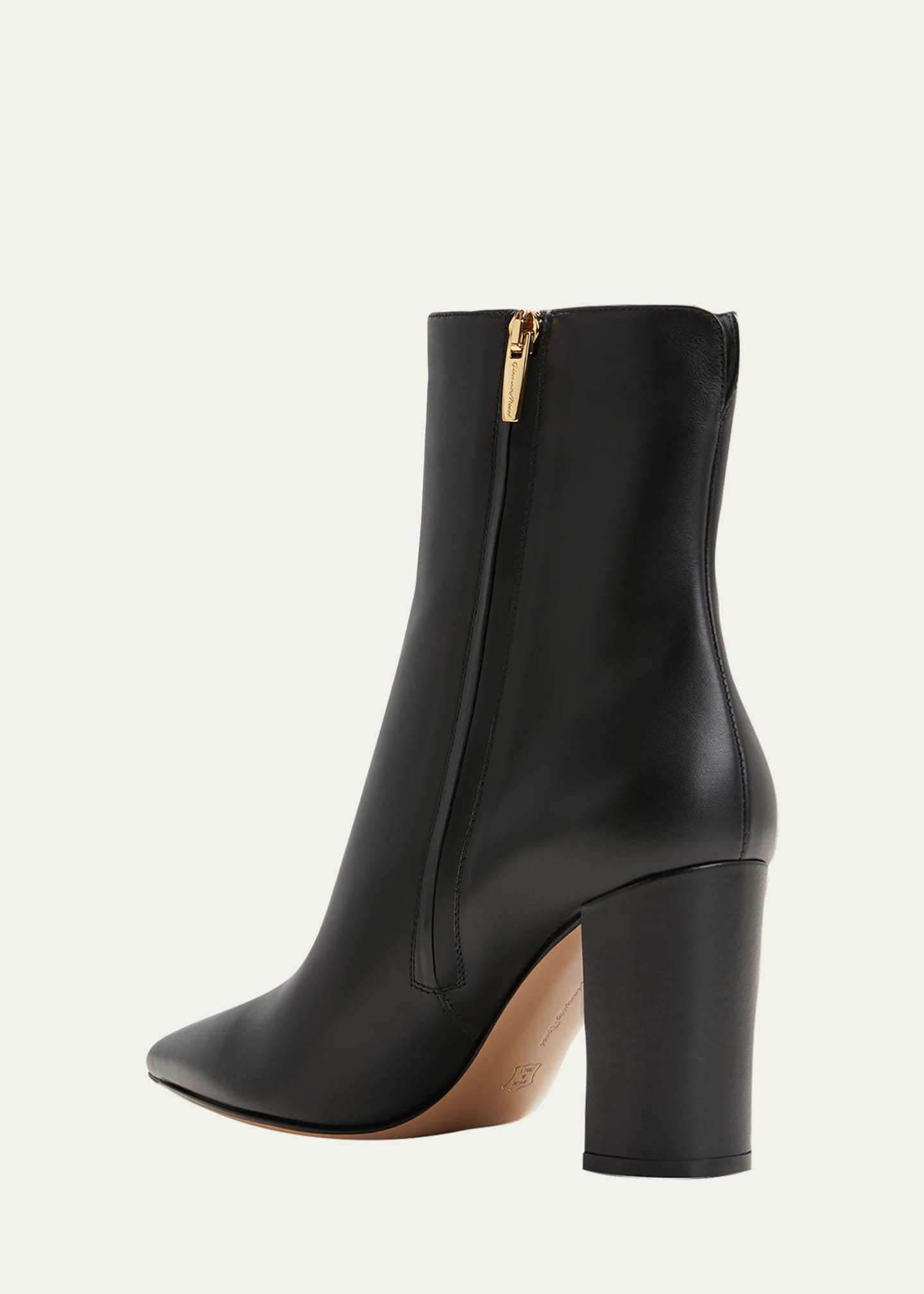 Gianvito Rossi Vitello Glove Calfskin Ankle Boots