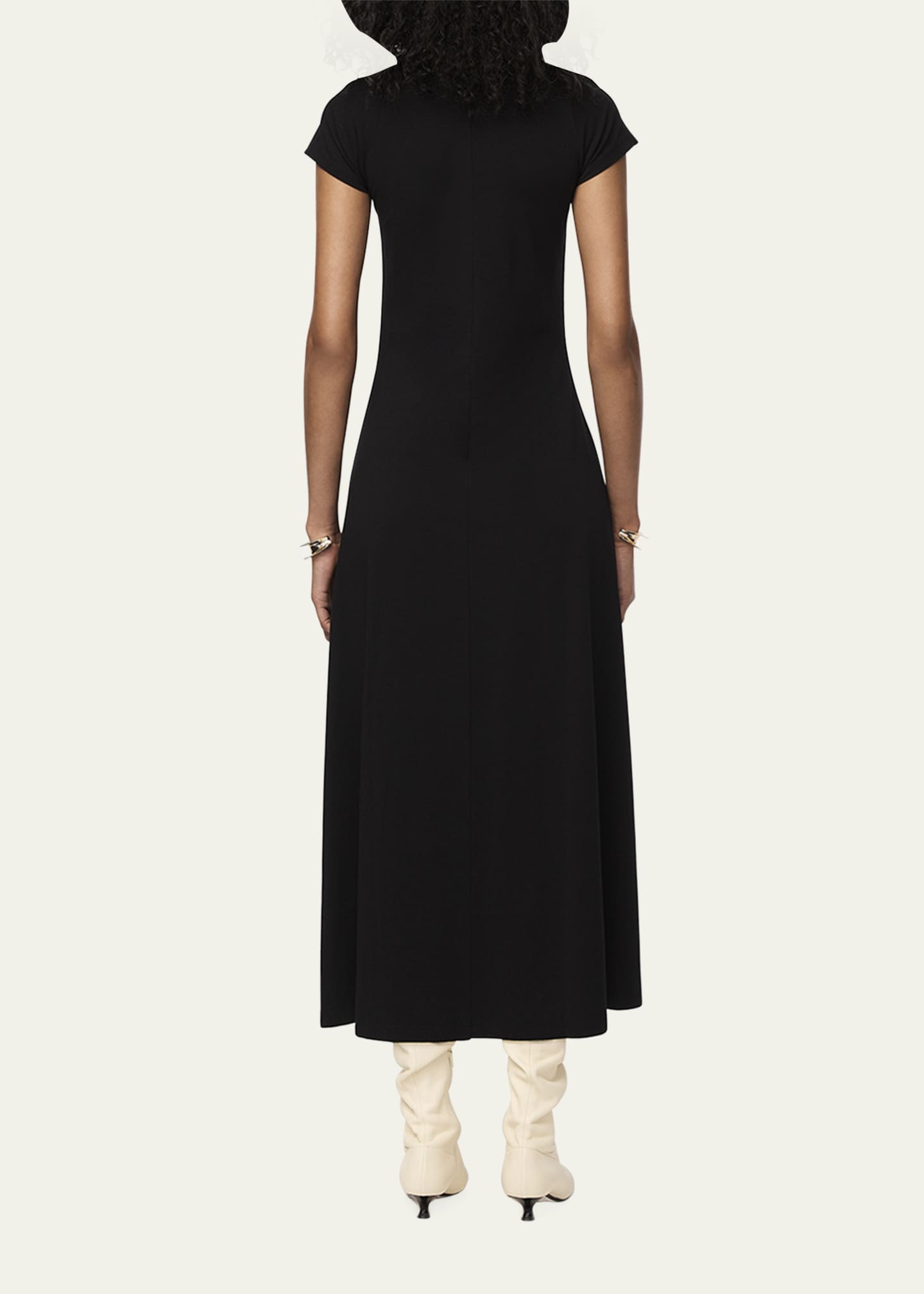 Another Tomorrow Cotton Fitted Tee Dress - Bergdorf Goodman