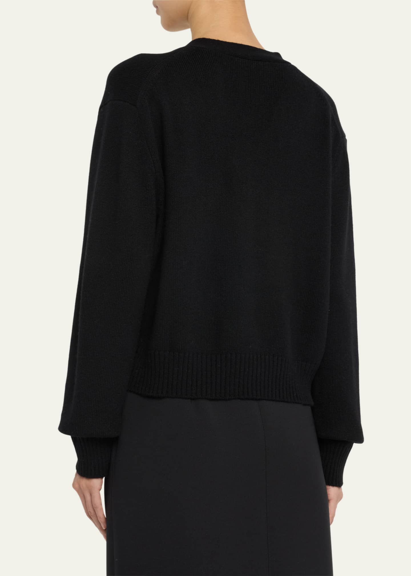 Lisa Yang The Marion Cashmere V-Neck Cardigan Image 3 of 5