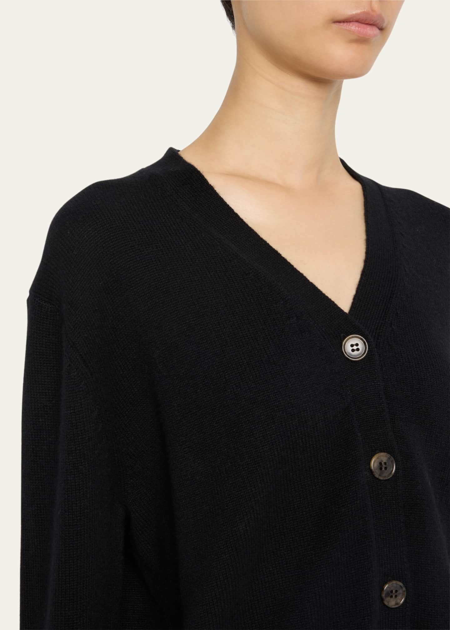 Lisa Yang The Marion Cashmere V-Neck Cardigan Image 5 of 5