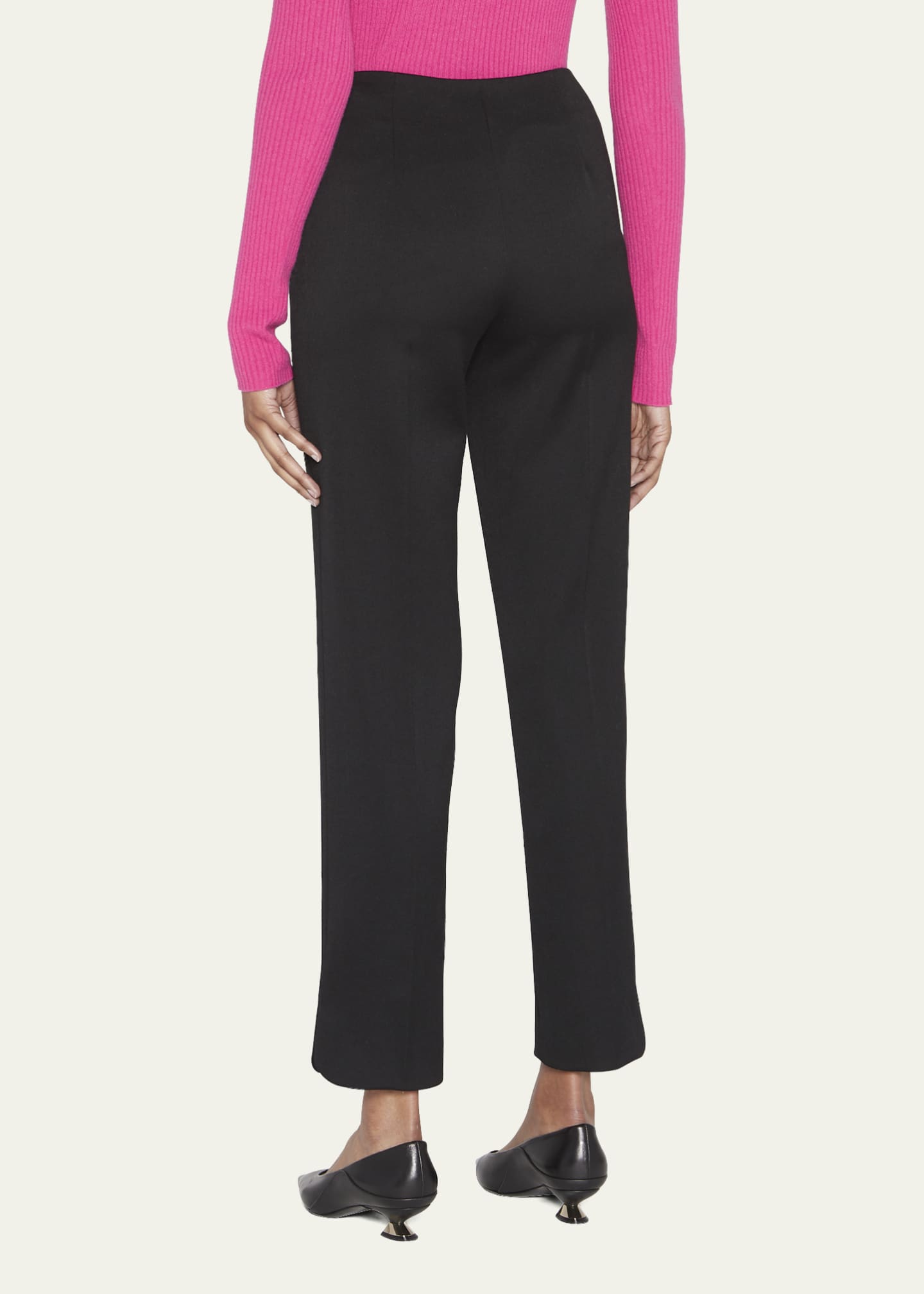 Giorgio Armani Virgin Wool Tuxedo Pants - Bergdorf Goodman