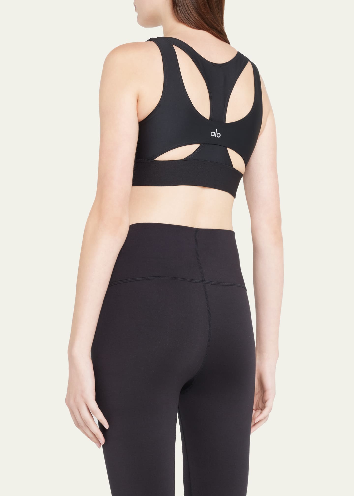 Alo Yoga Airlift Cutaway MediumImpact Sports Bra Bergdorf Goodman