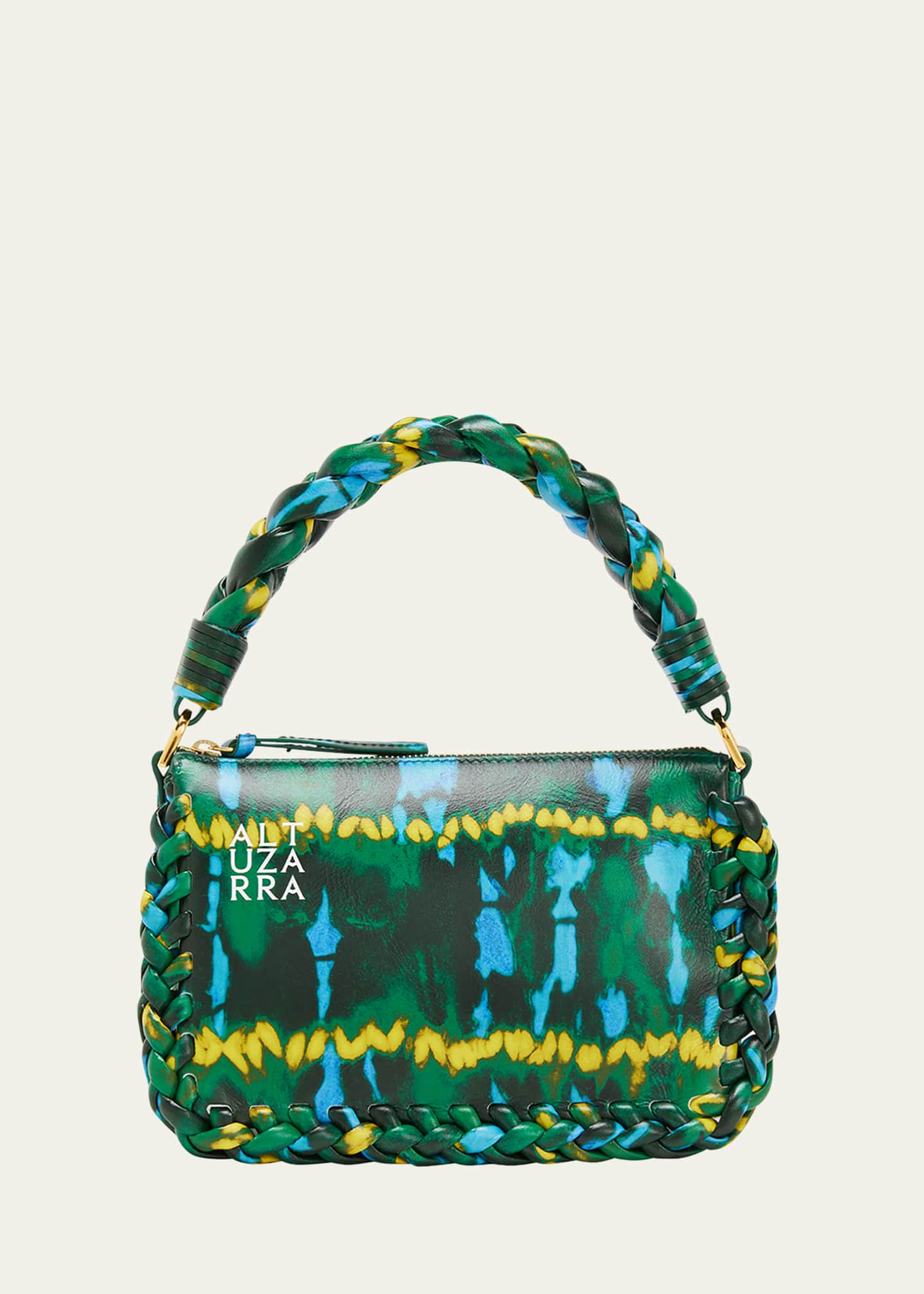 Altuzarra Small Braided Dye Leather TopHandle Bag Bergdorf Goodman