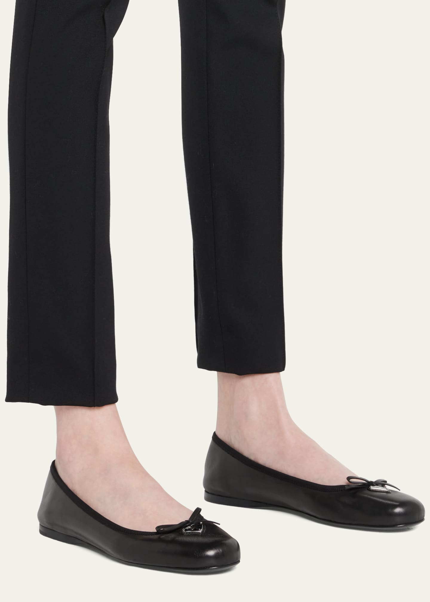 Prada ballet flats best sale