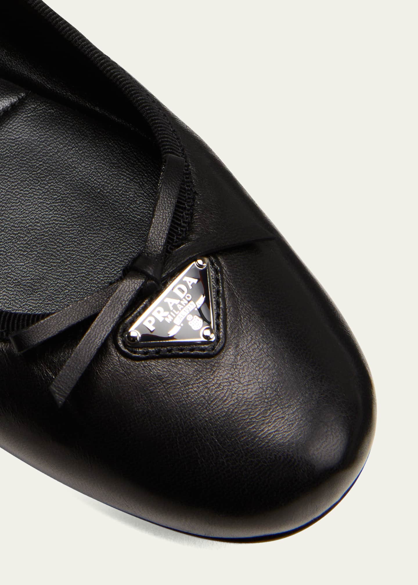 Prada sale bow flats