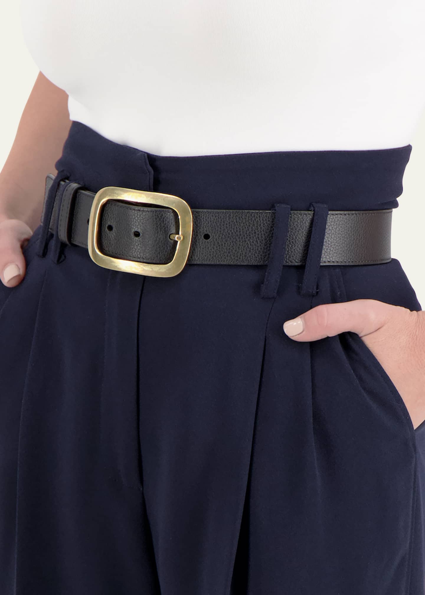 Vaincourt Paris La Captivante Leather Belt Image 2 of 2