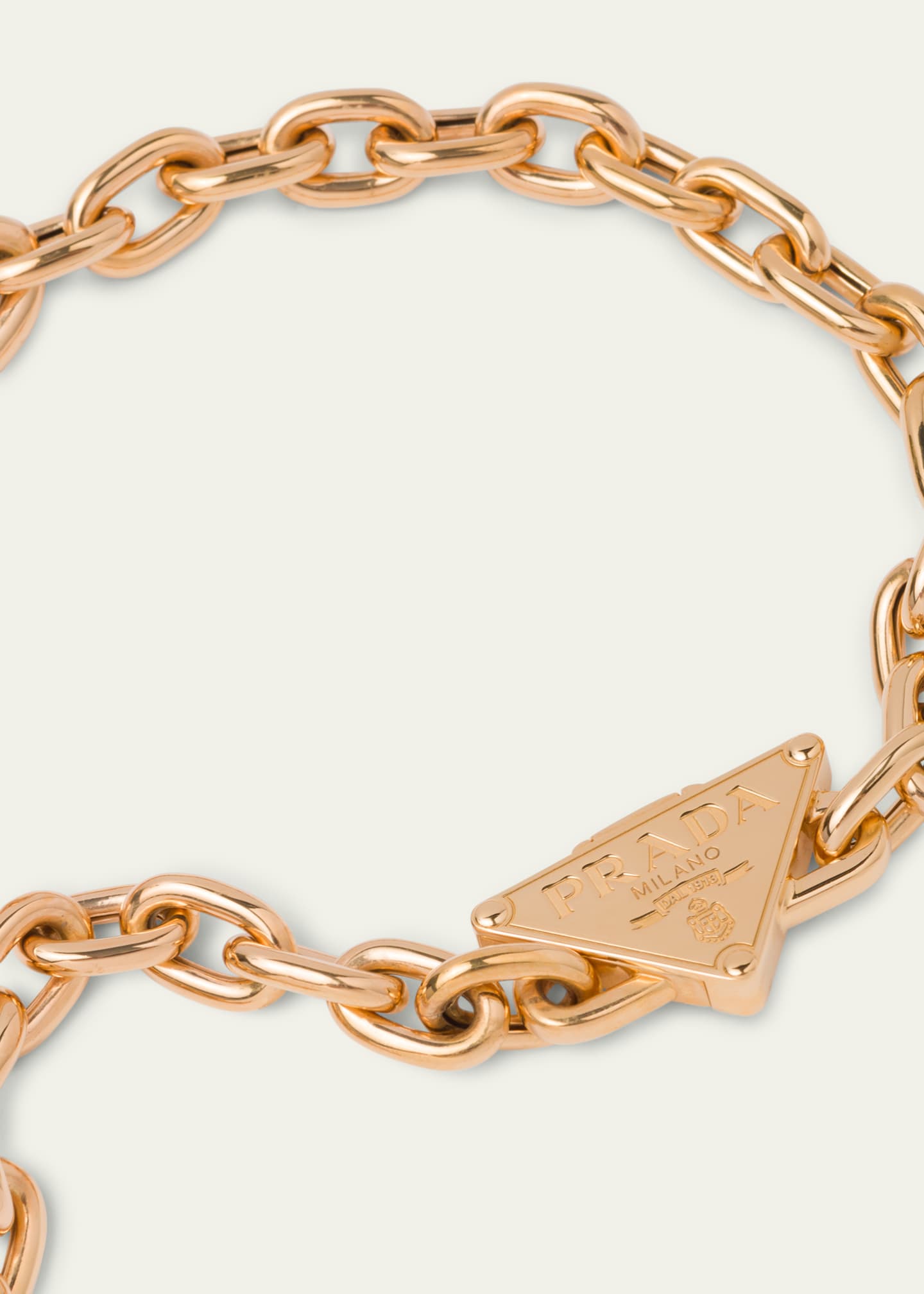 Prada Gold-Plated Sterling Silver Chain Necklace Image 2 of 2