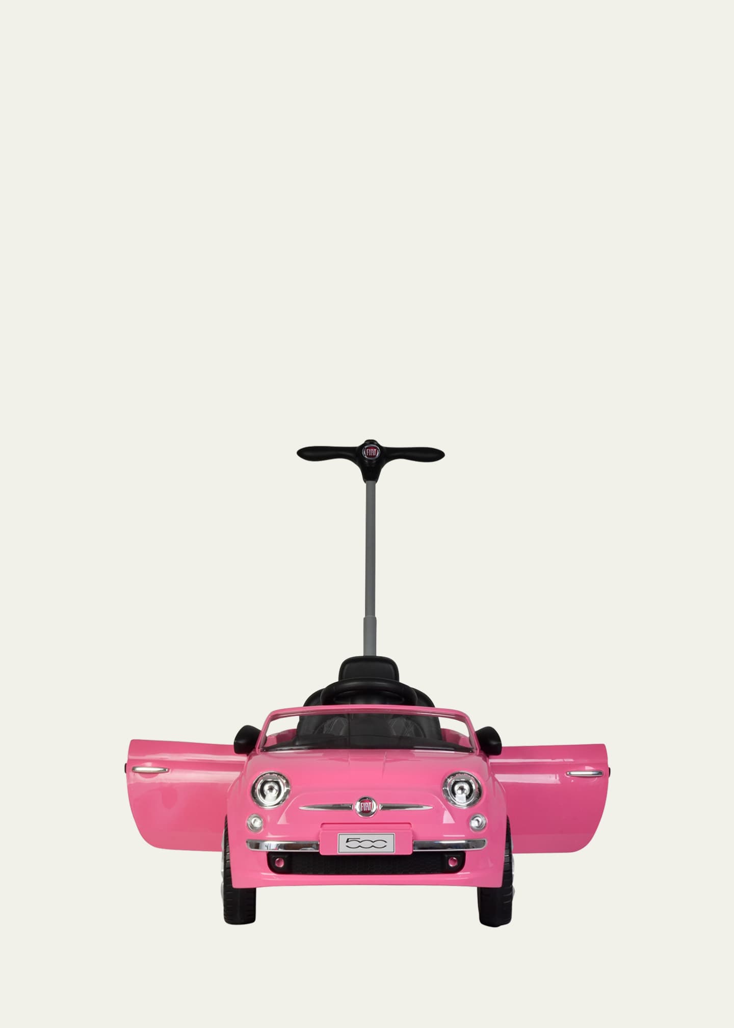 Best Ride on Cars Pink Fiat 500 Push Car