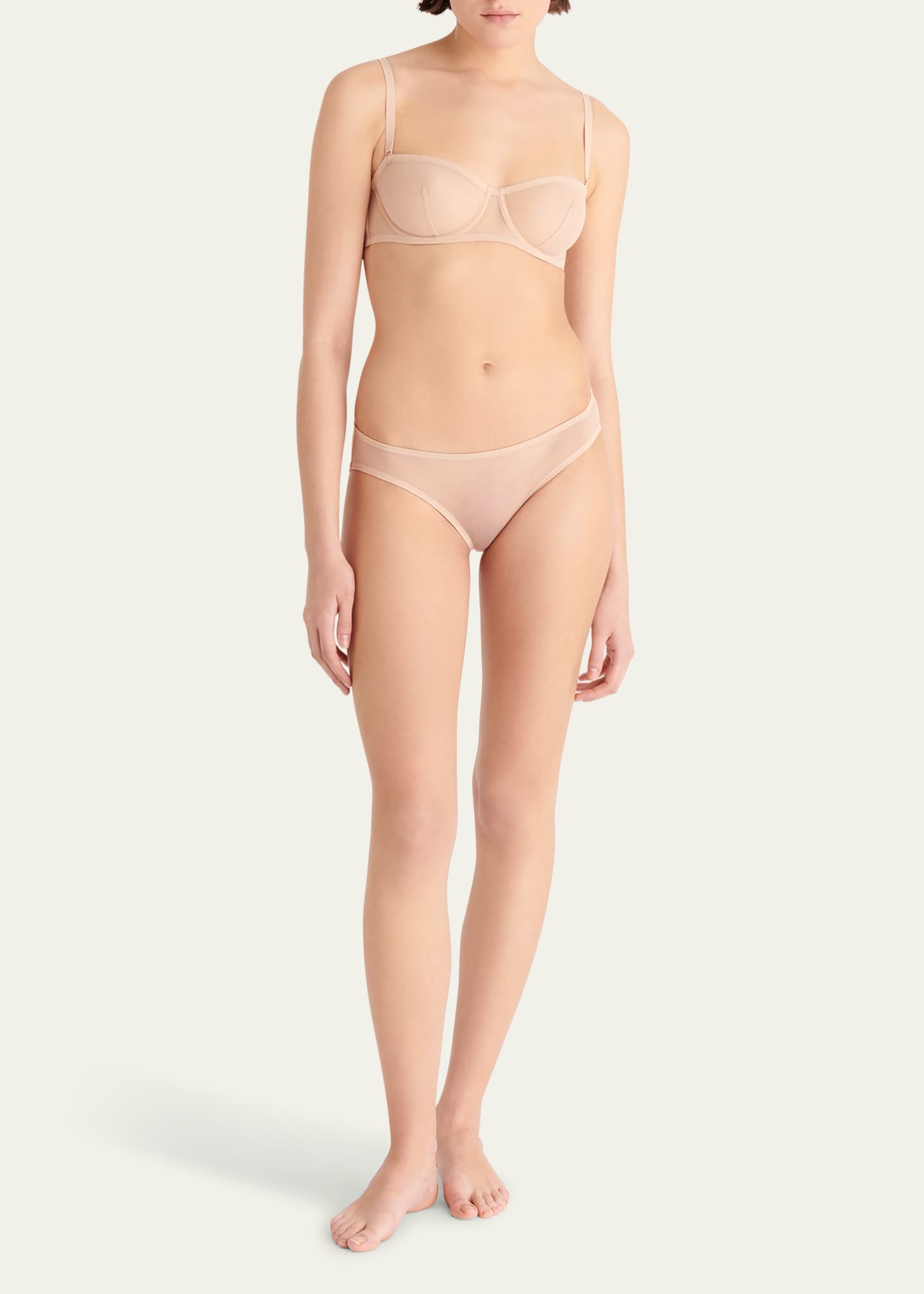 Eres Bambin Low-Rise Stretch Tulle Briefs Image 2 of 4