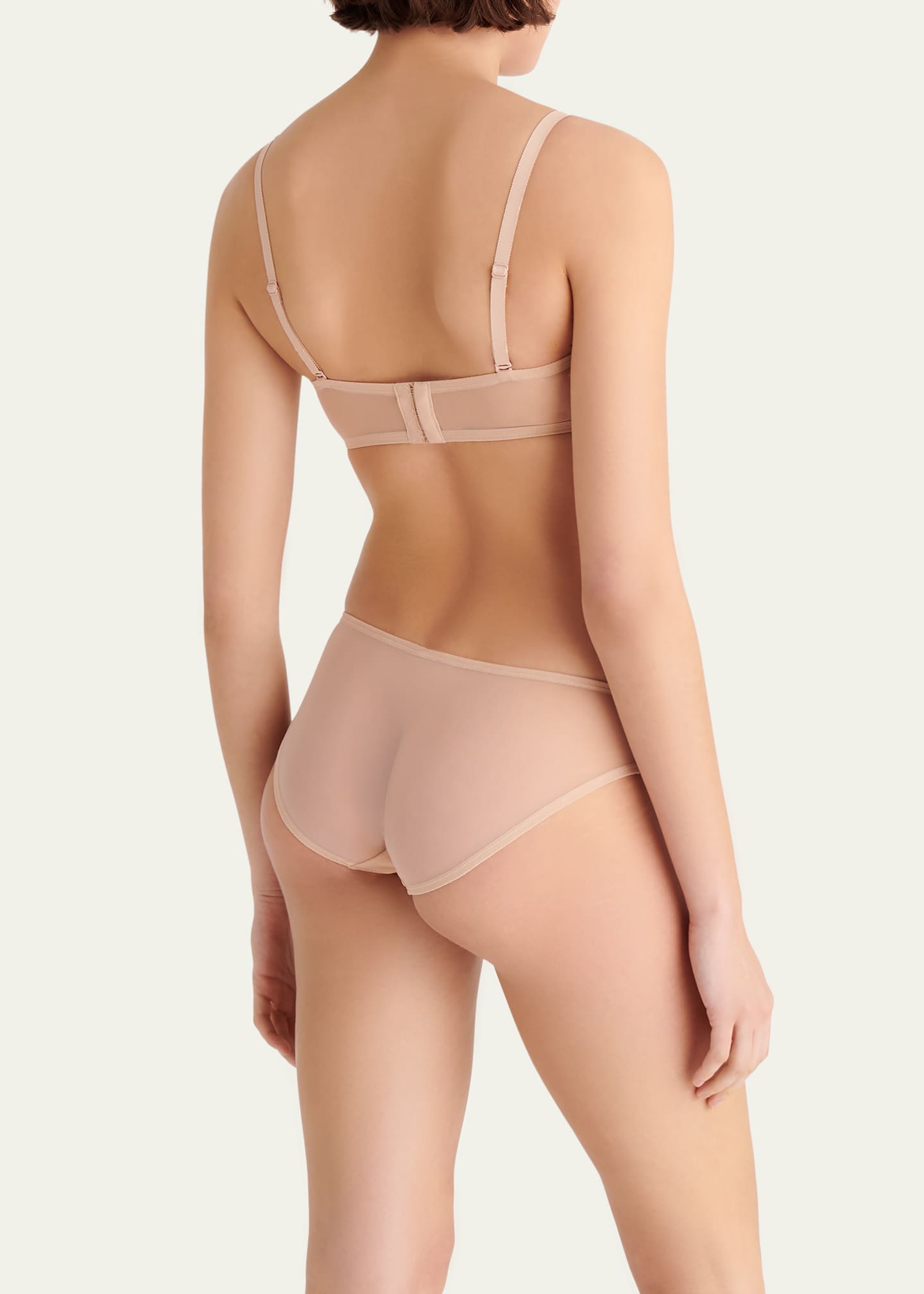 Eres Bambin Low-Rise Stretch Tulle Briefs Image 3 of 4