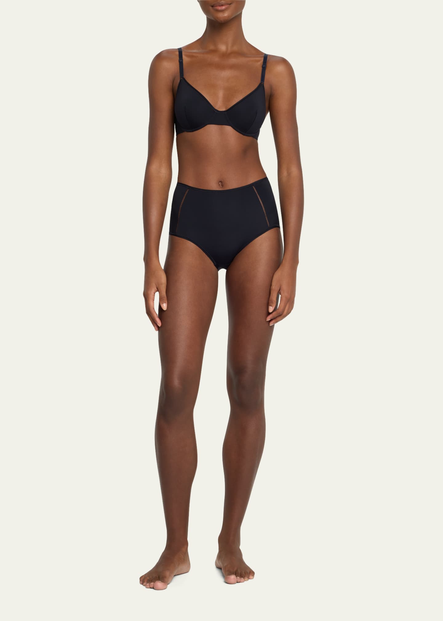 Eres Brina Soyeuse High-Rise Recycled Jersey Briefs Image 2 of 5