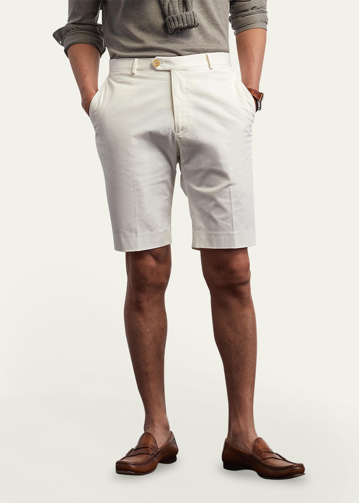 Ralph Lauren Purple Label Men's Eaton Slim Shorts Image 4 of 5
