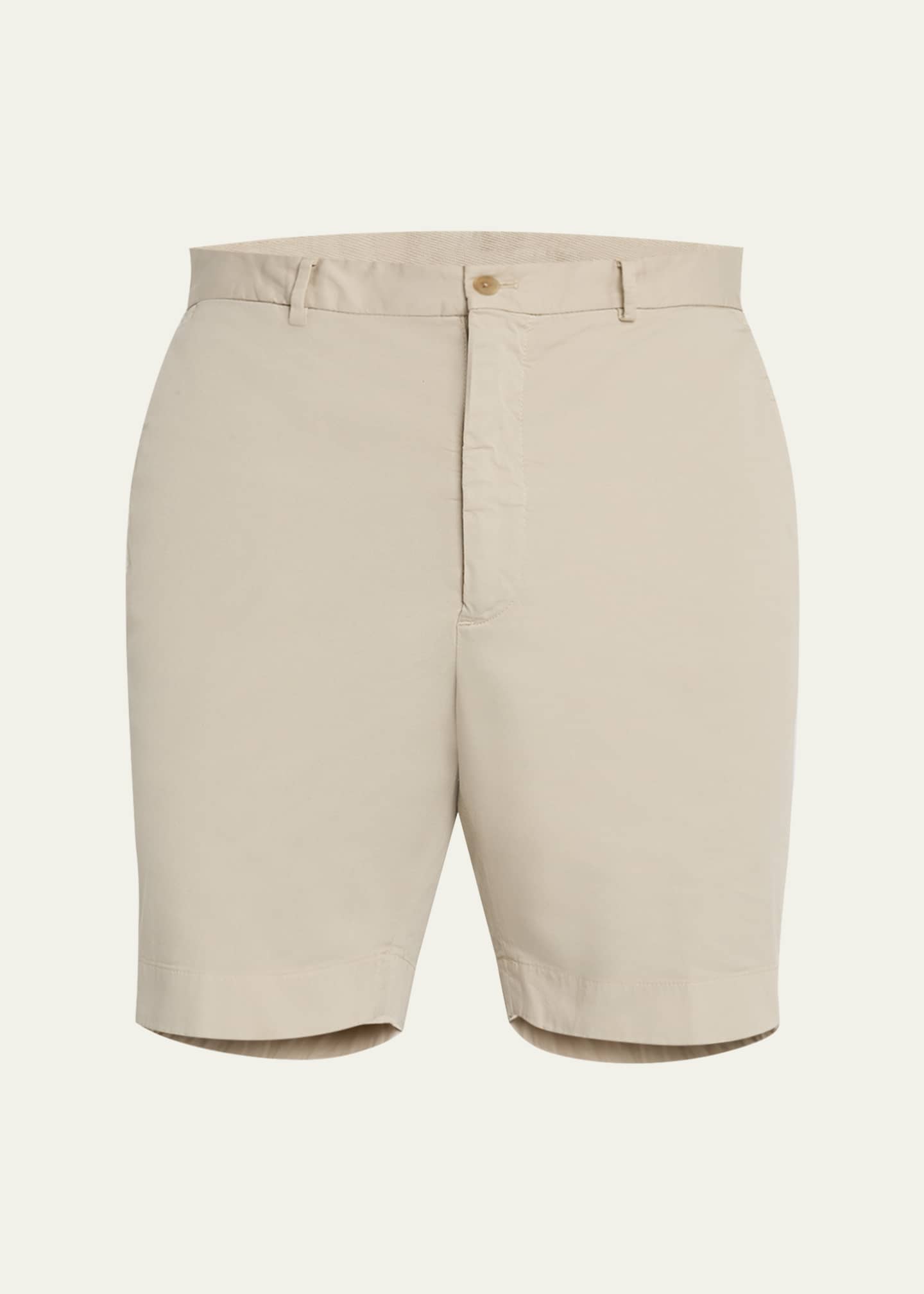 Ralph Lauren Purple Label Men's Eaton Cotton-Stretch Shorts Image 1 of 5