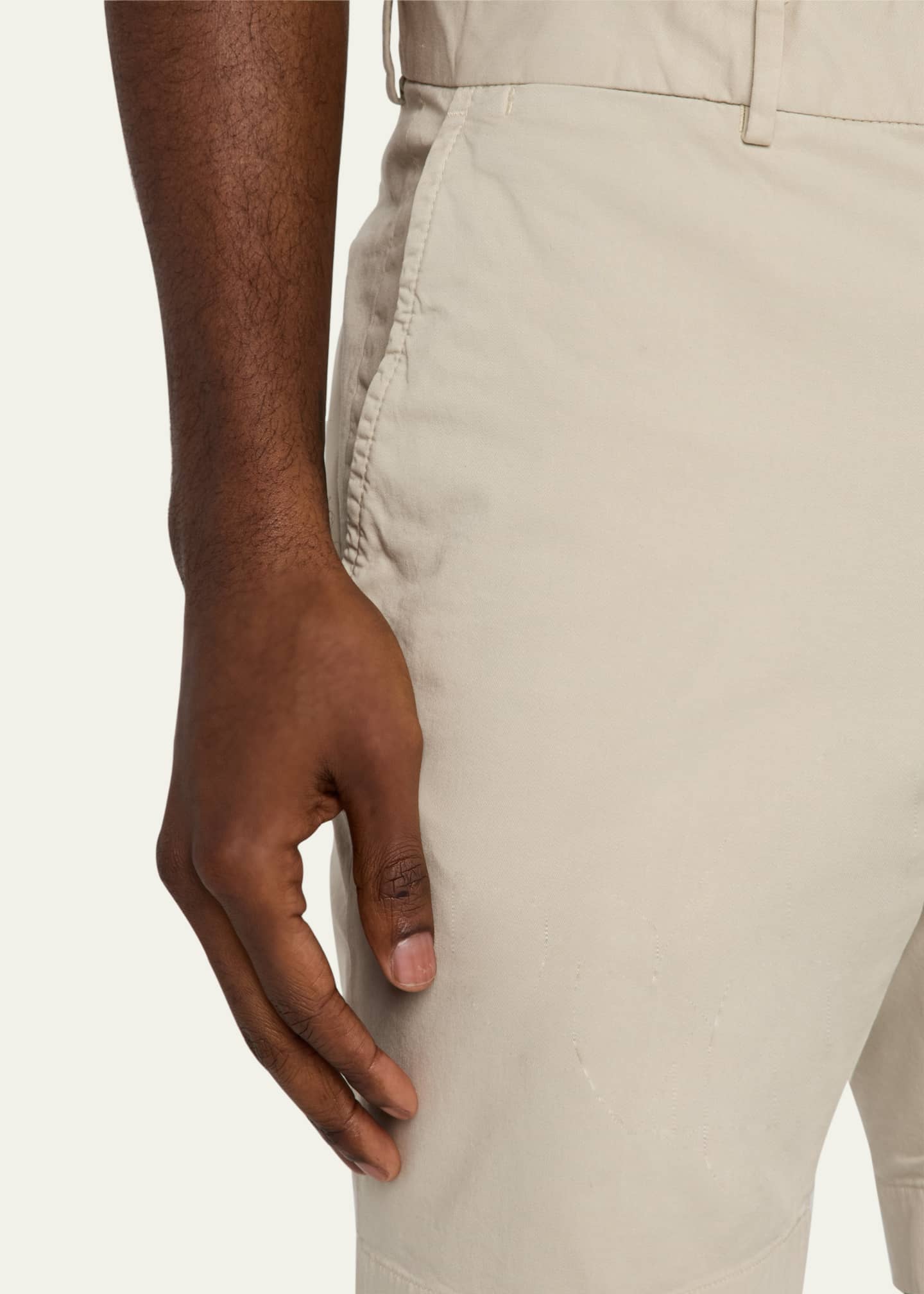 Ralph Lauren Purple Label Men's Eaton Cotton-Stretch Shorts Image 5 of 5