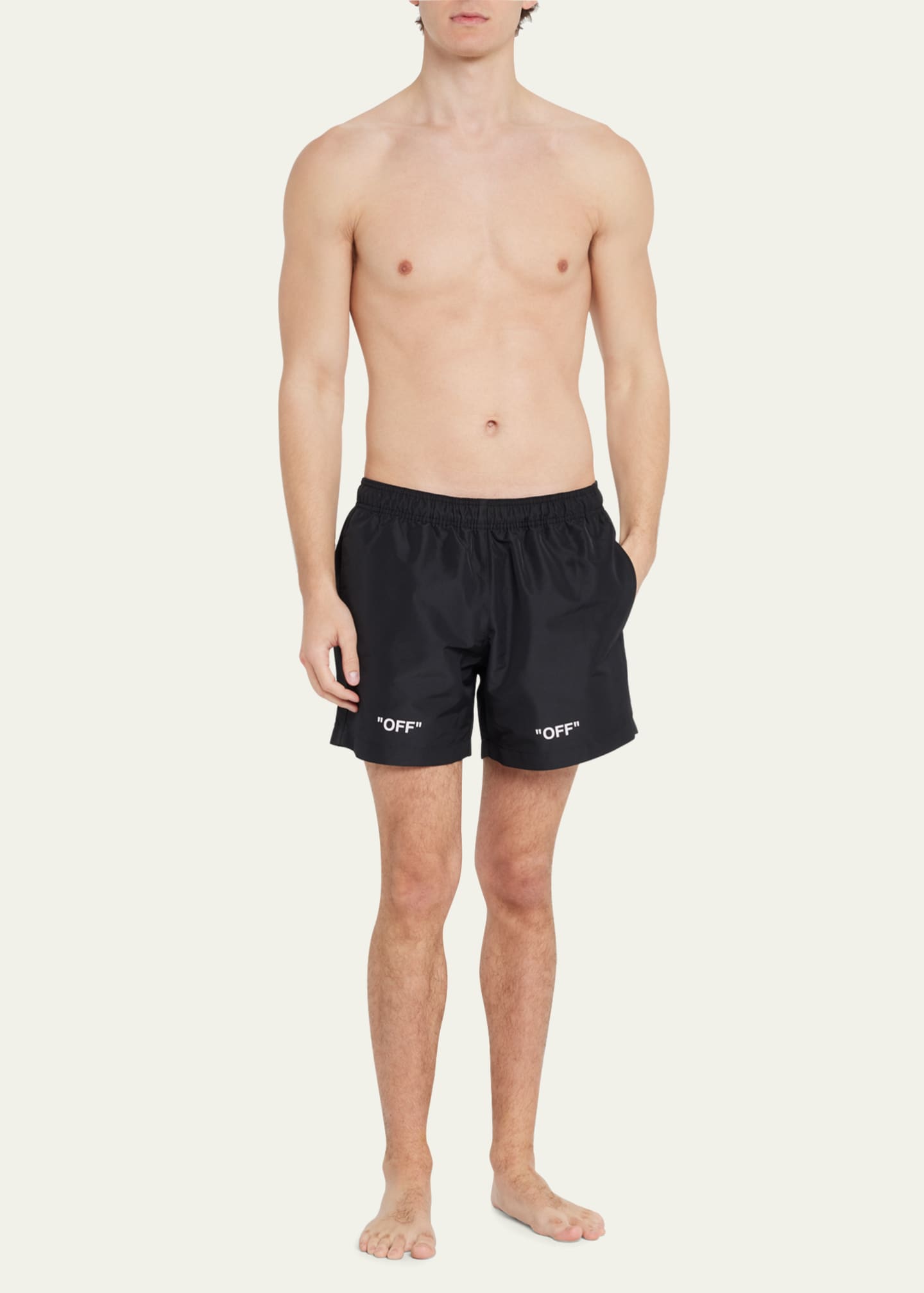 off white mens swim shorts