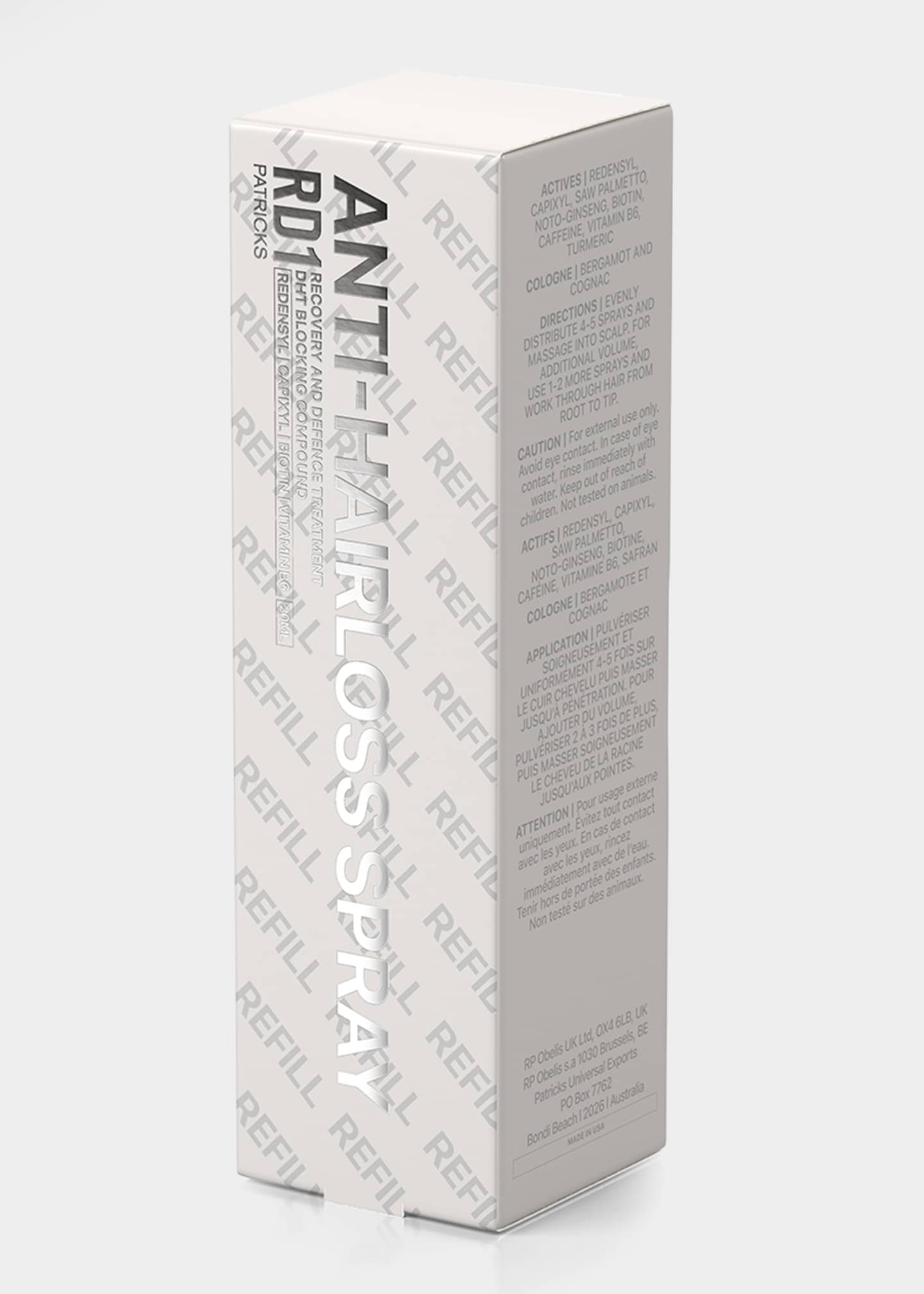 PATRICKS Men's Recovery & Defence Spray, 0.67 oz. Image 2 of 2