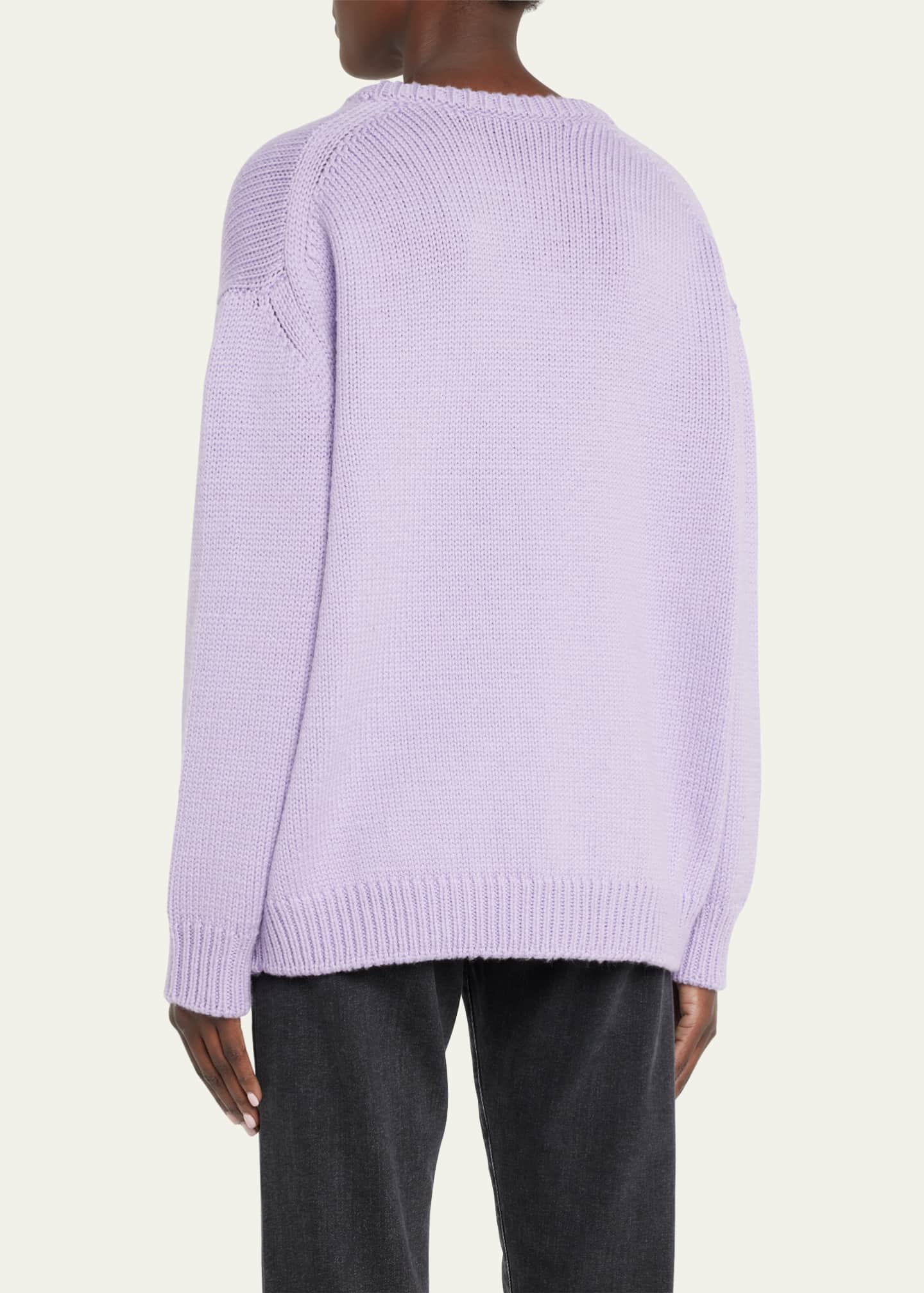 PUPPETS AND PUPPETS PP x BG LogoIntarsia Chunky Wool Sweater