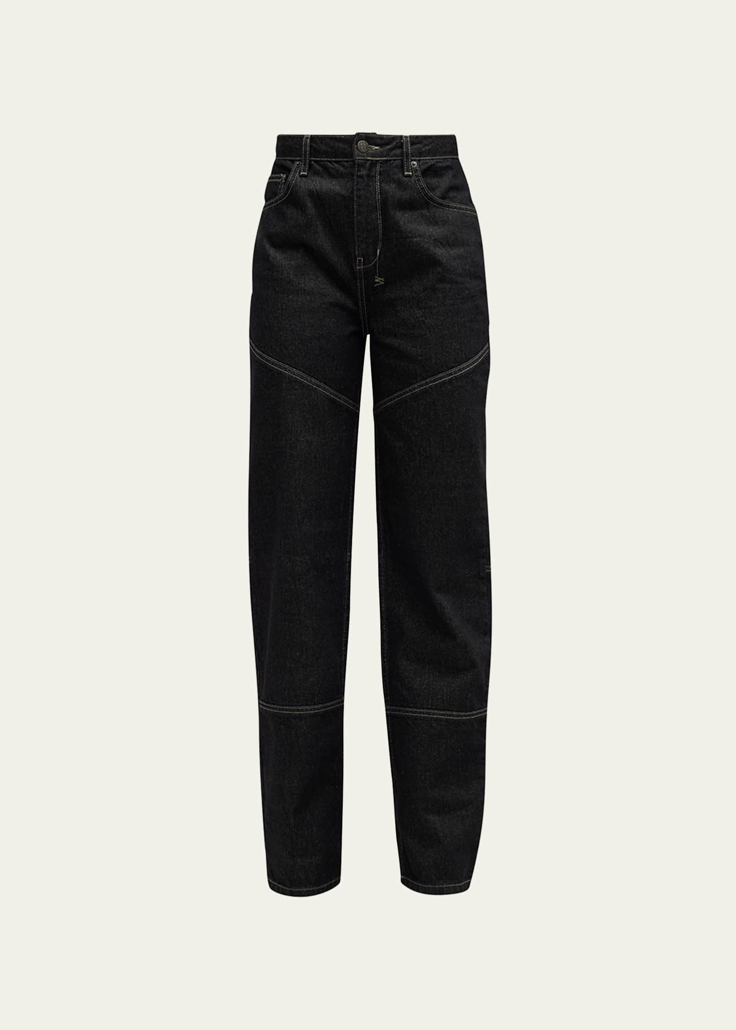 Ksubi Playback HighRise Straight Panel Jeans Bergdorf Goodman