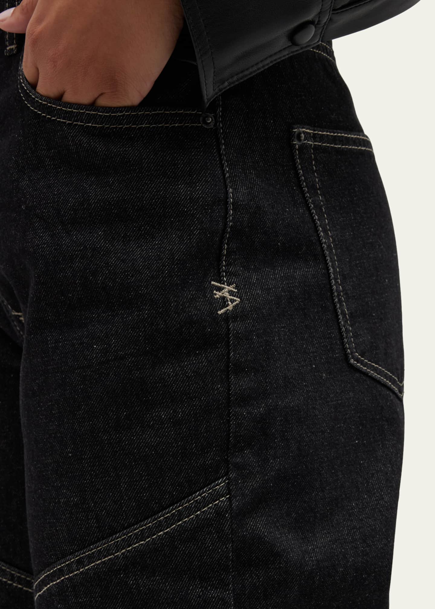 Ksubi Playback HighRise Straight Panel Jeans Bergdorf Goodman