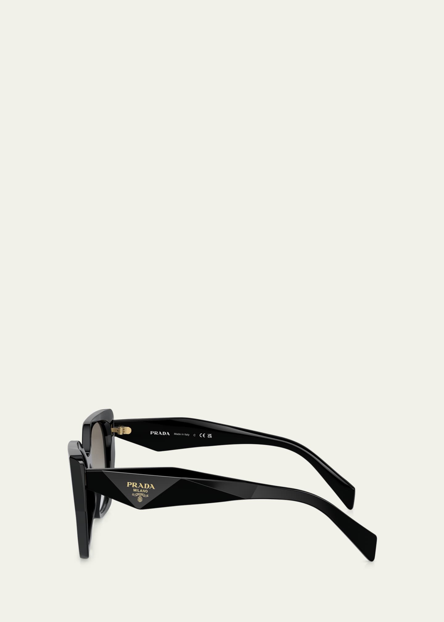 Prada Logo Acetate Cat-Eye Sunglasses Image 3 of 5