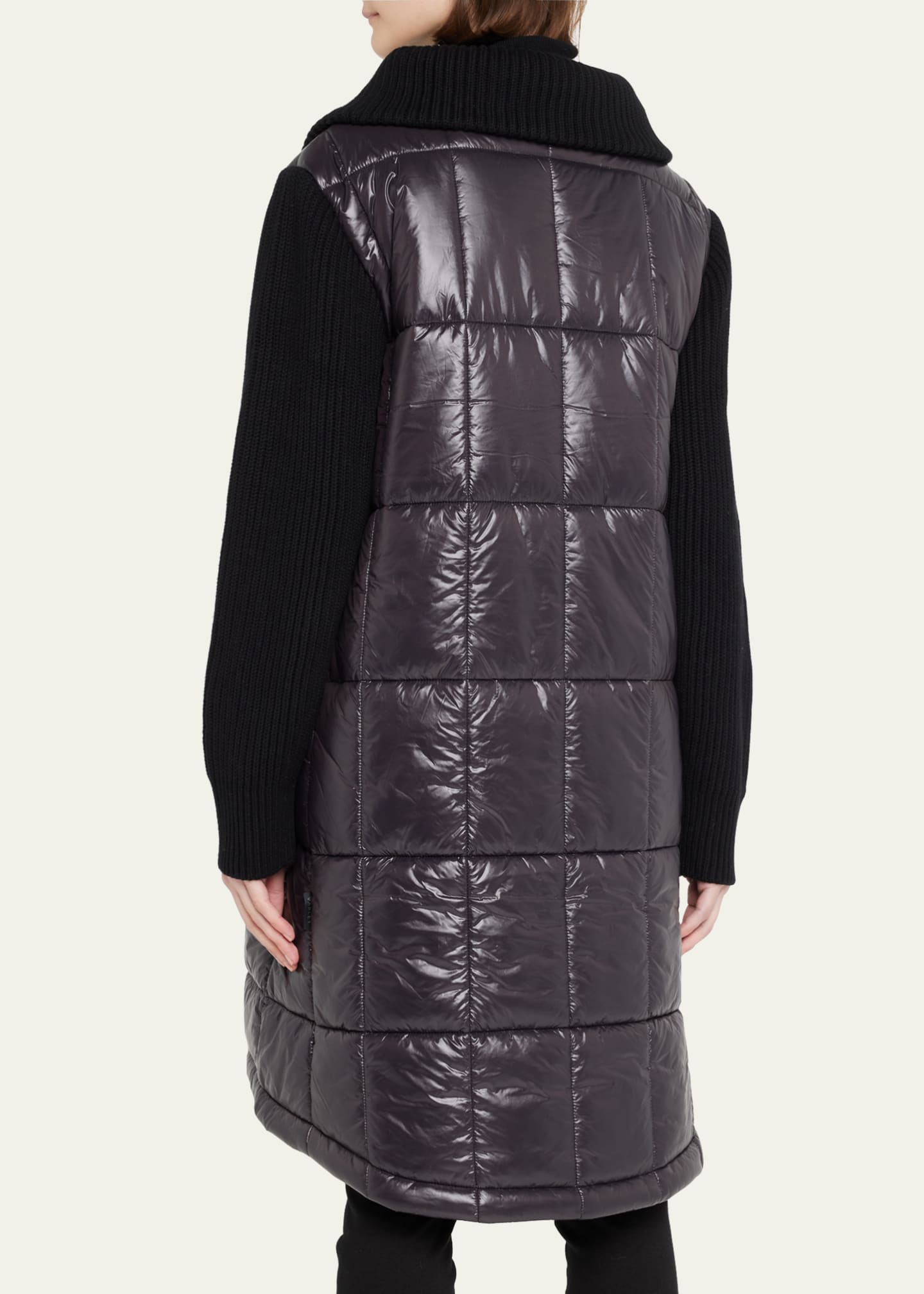 Varley Mayten Long Knit Puffer Jacket Bergdorf Goodman