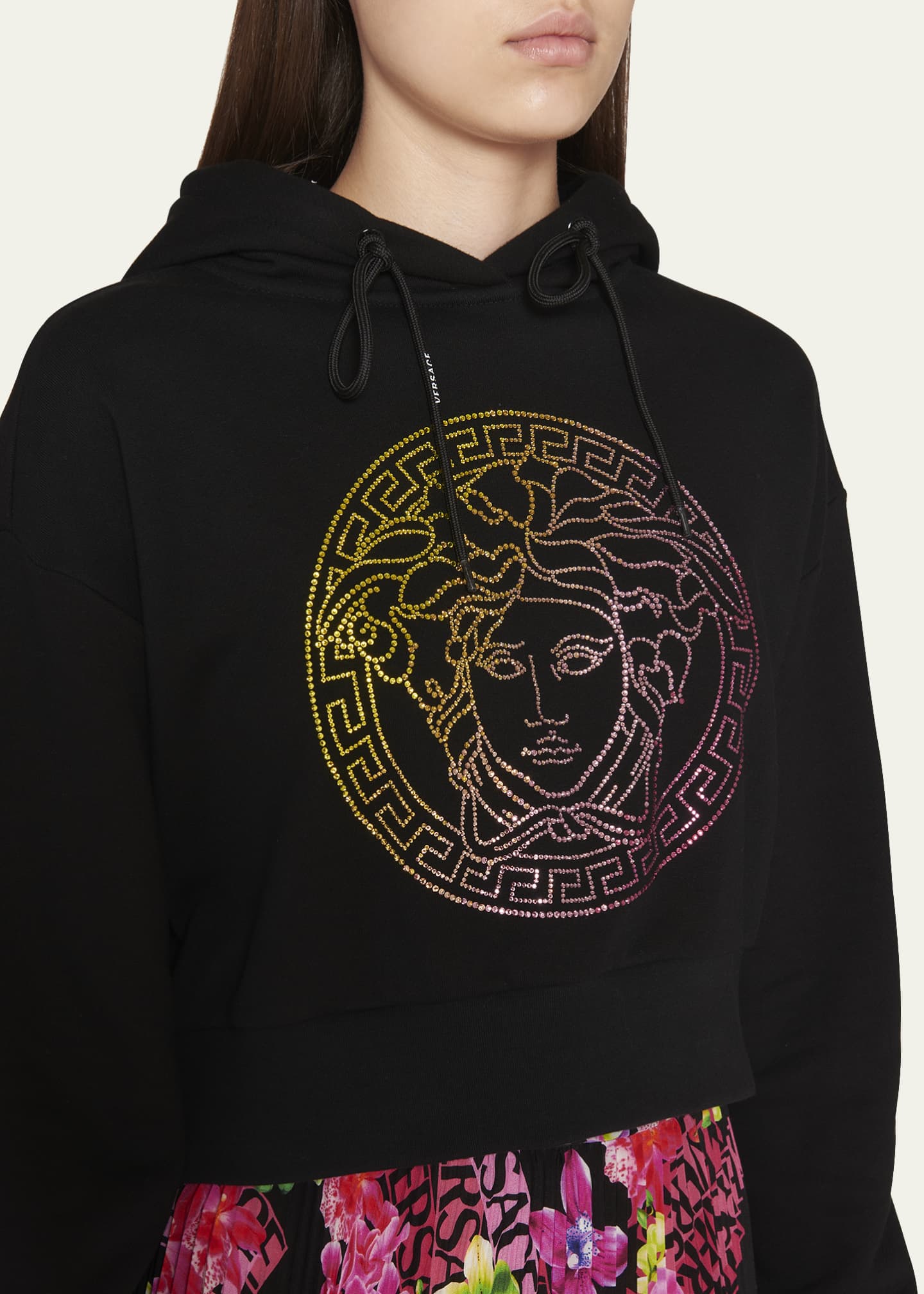 Versace rainbow hoodie sales