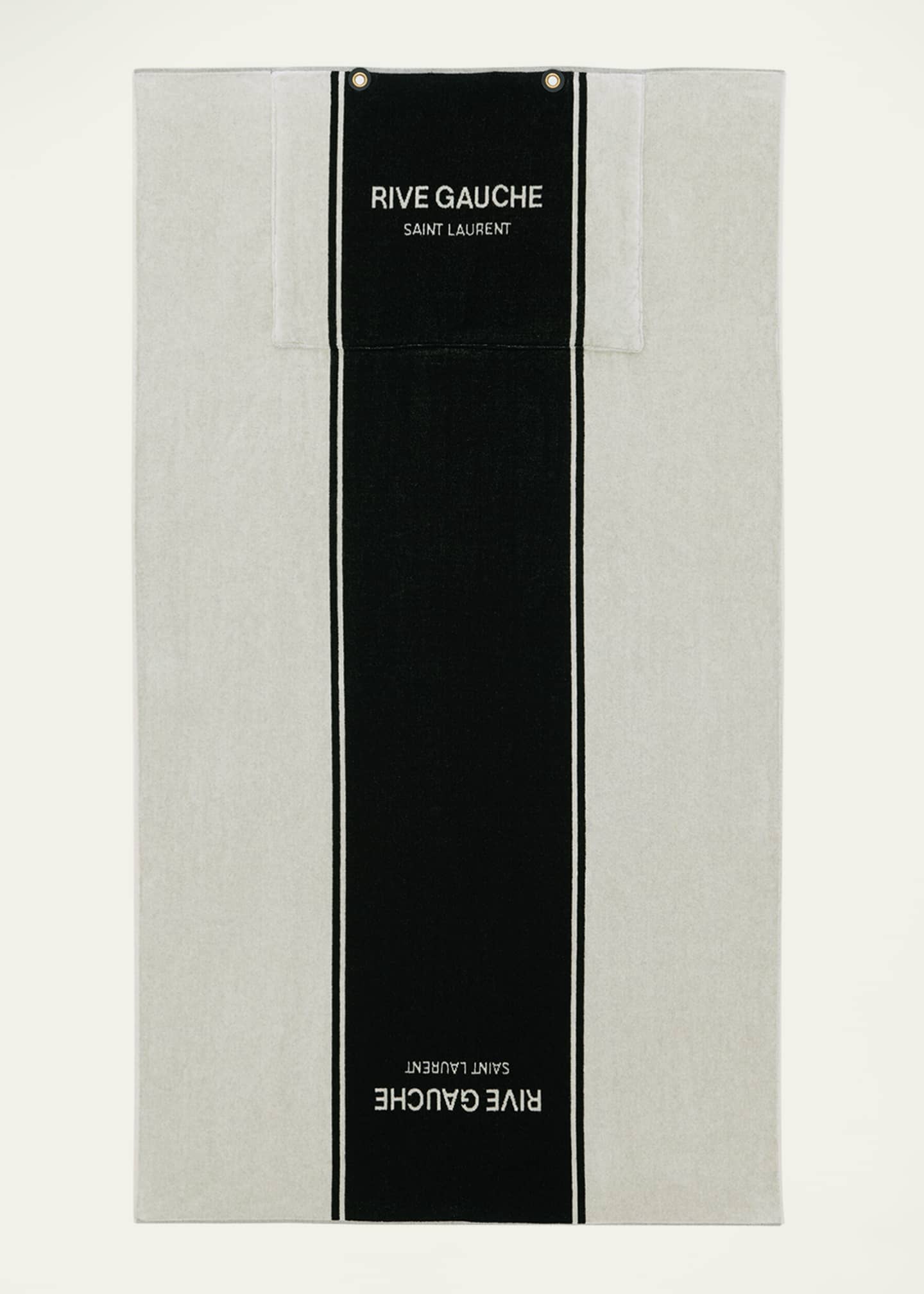 Saint Laurent Rive Gauche Towel Cabas in Terrycloth Image 5 of 6