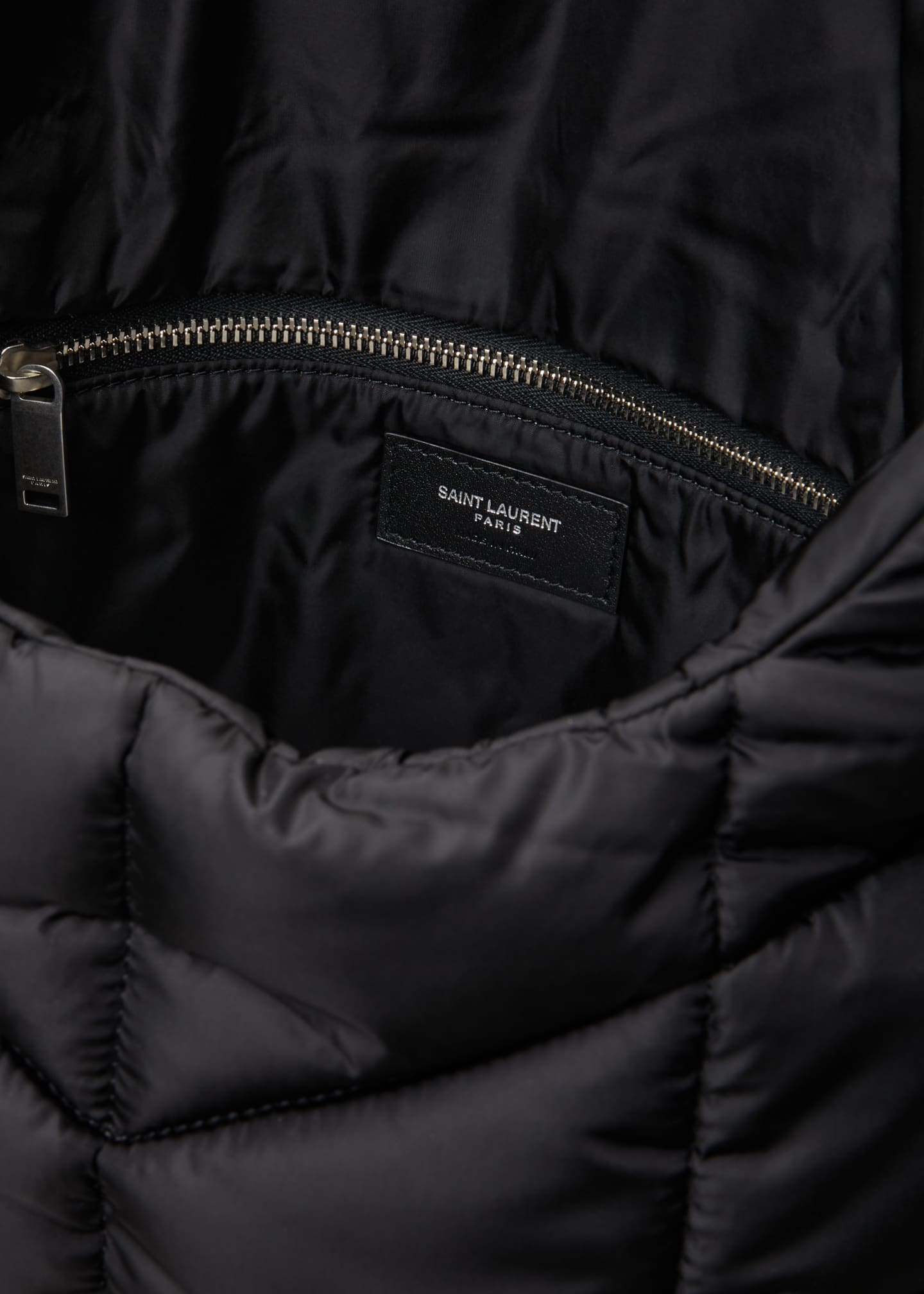 Saint Laurent Lou Puffer Nylon Shoulder Bag