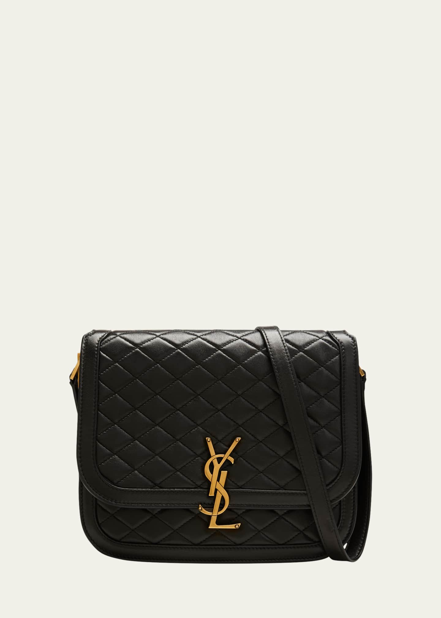 Saint Laurent Lou Medium YSL Quilted Camera Crossbody Bag with Pocket -  Bergdorf Goodman