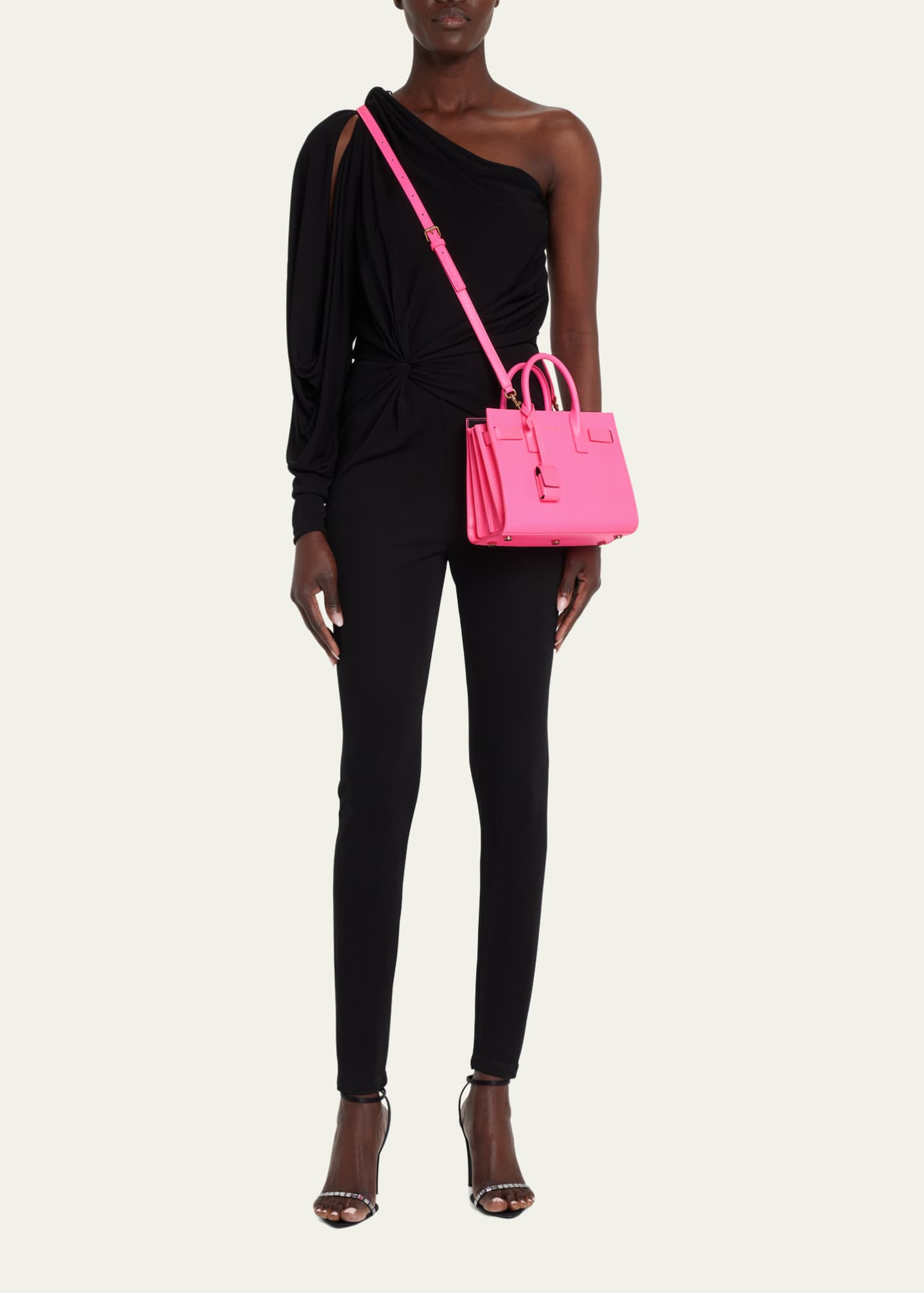 Saint Laurent Pink Nano Sac de Jour