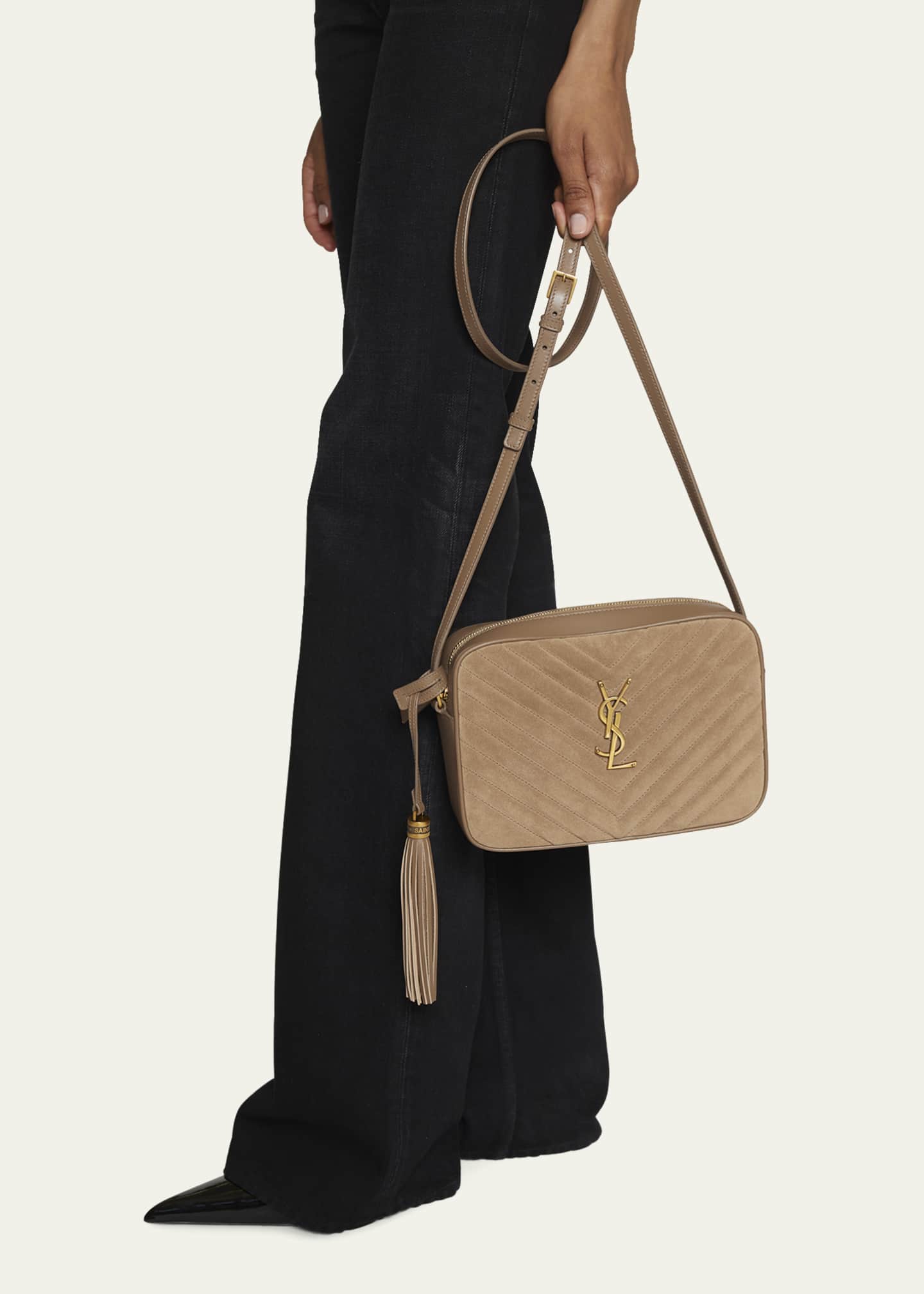 Saint Laurent Lou Medium Quilted Leather Crossbody Bag