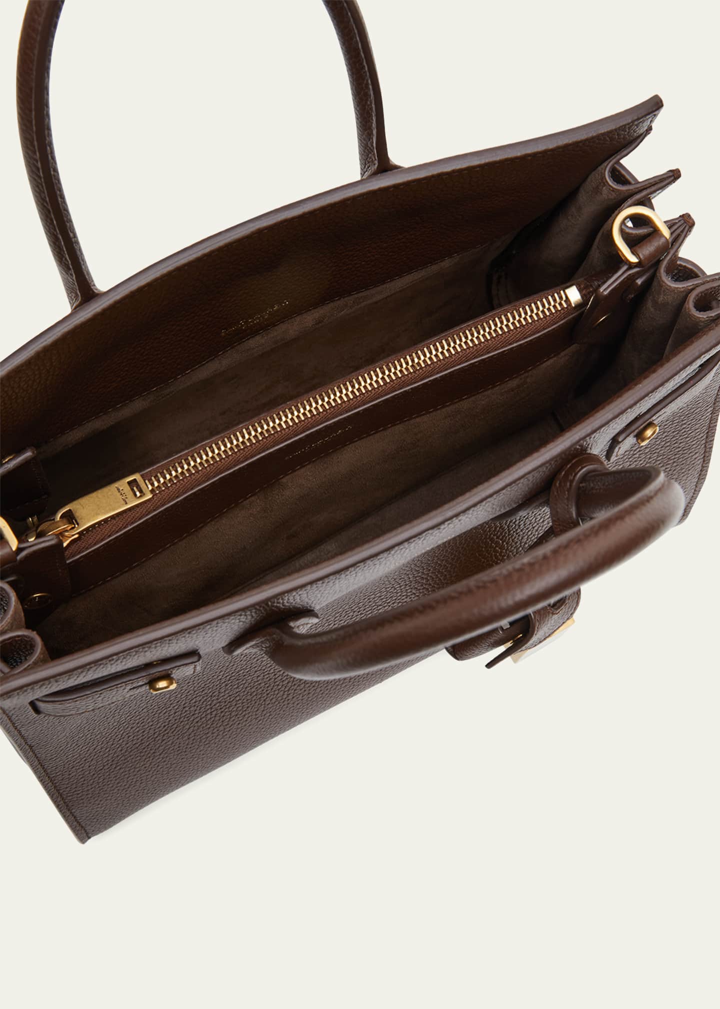 Saint Laurent Sac De Jour Baby YSL Leather Crossbody Bag