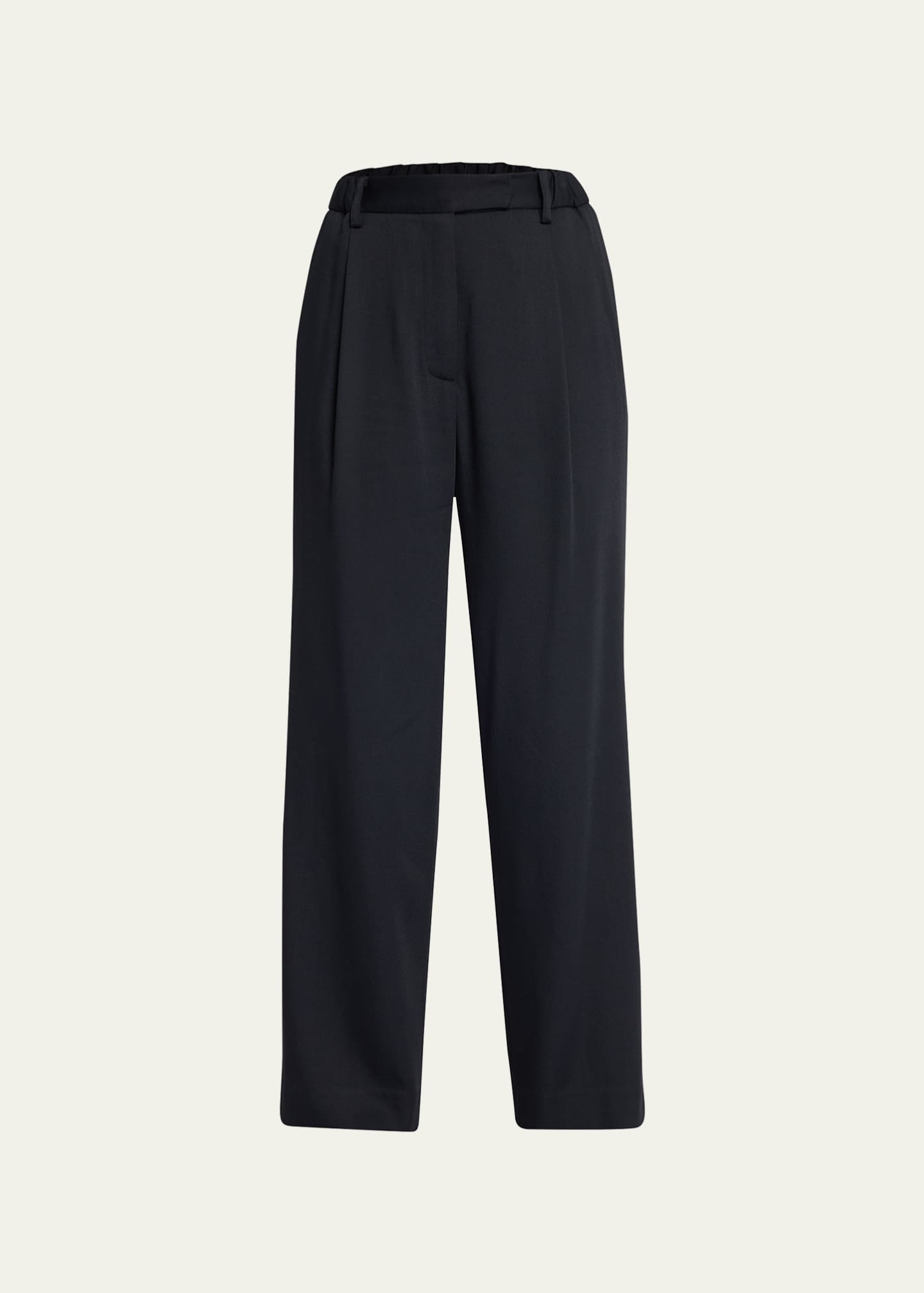 WE-AR4 Boyfriend Pinstripe Wide-Leg Pants Image 1 of 5