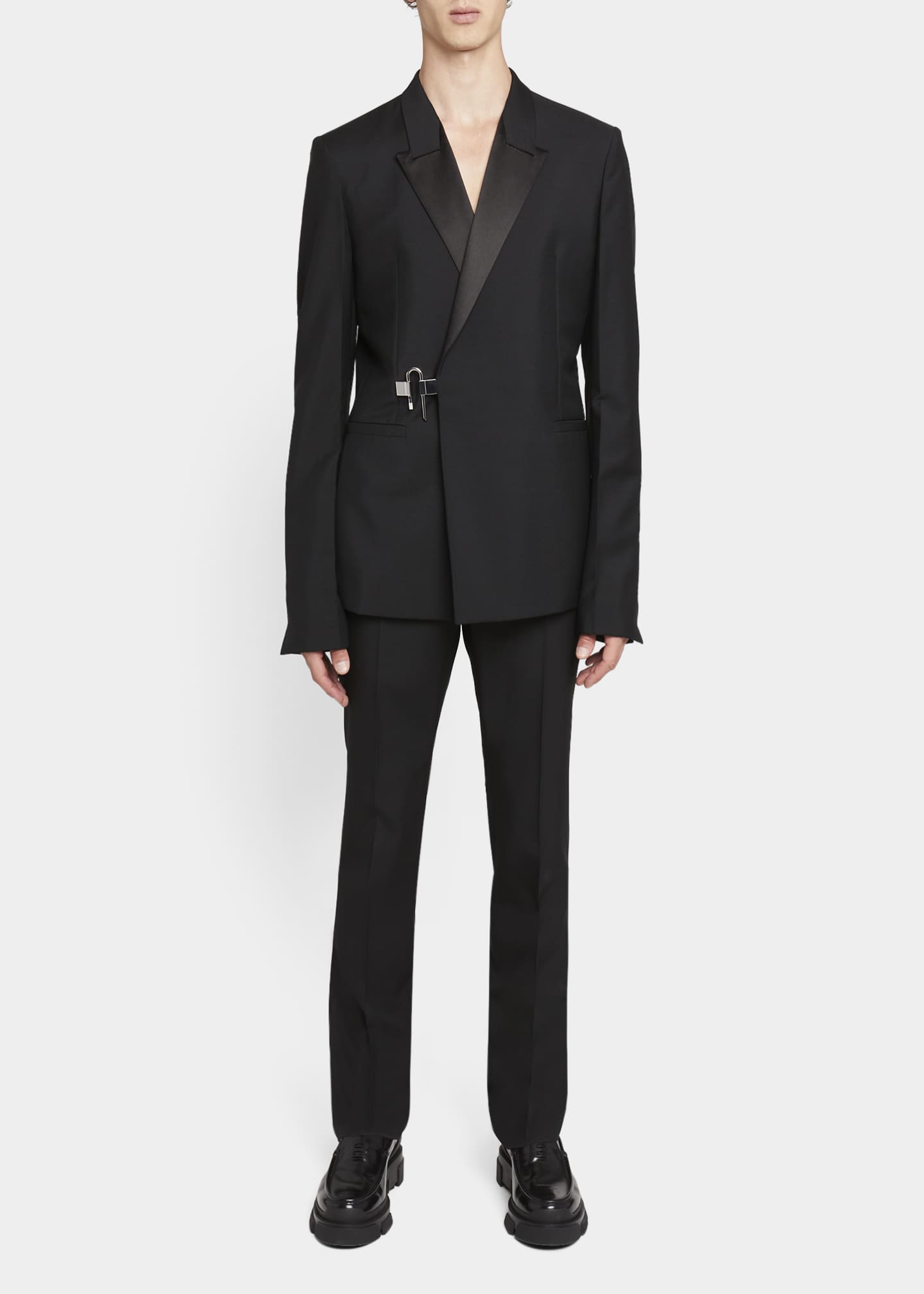 Givenchy Men's U-Lock Harness Slim Suit Jacket - Bergdorf Goodman